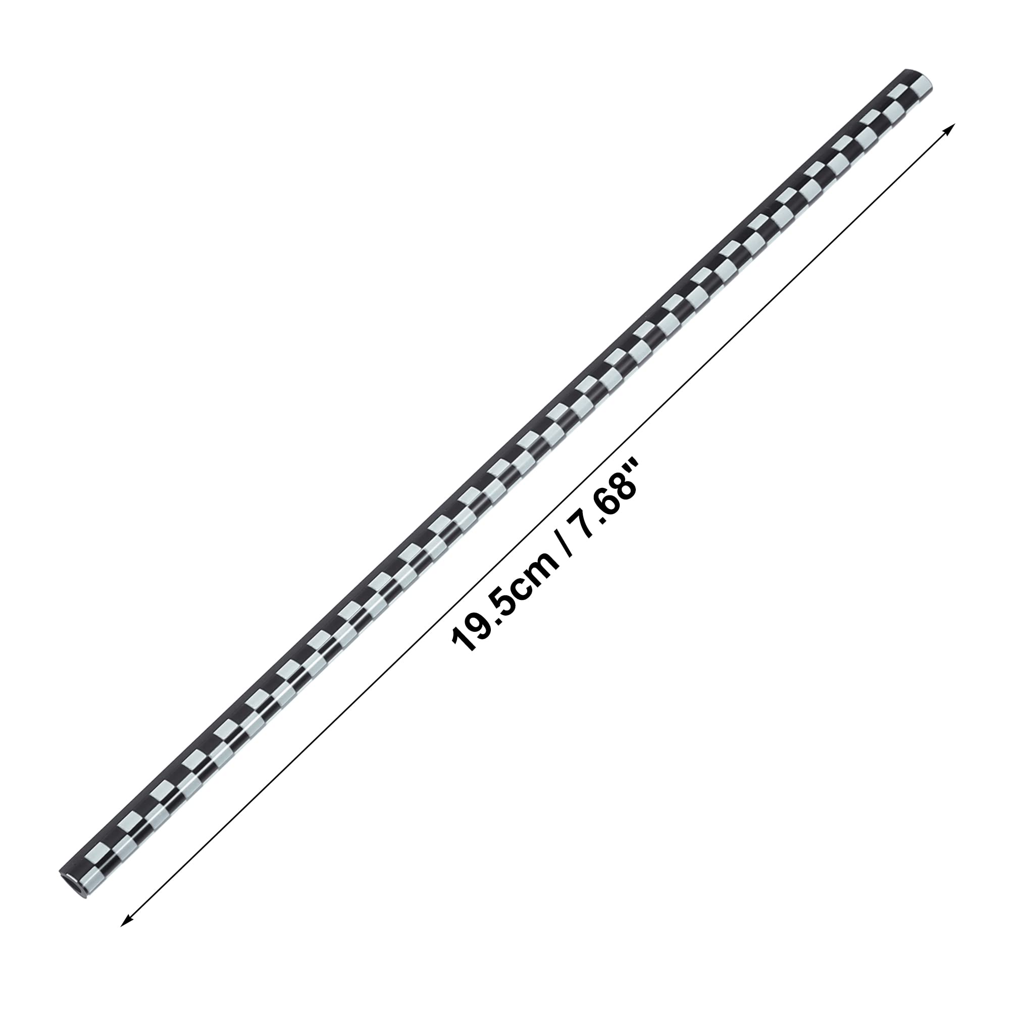 X AUTOHAUX 10-Piece Car Air Vent Decorations - Universal Fit Straight Vent Outlet Trim Strips (Black & White) | Interior Styling Accessories for Sedans, SUVs & Trucks