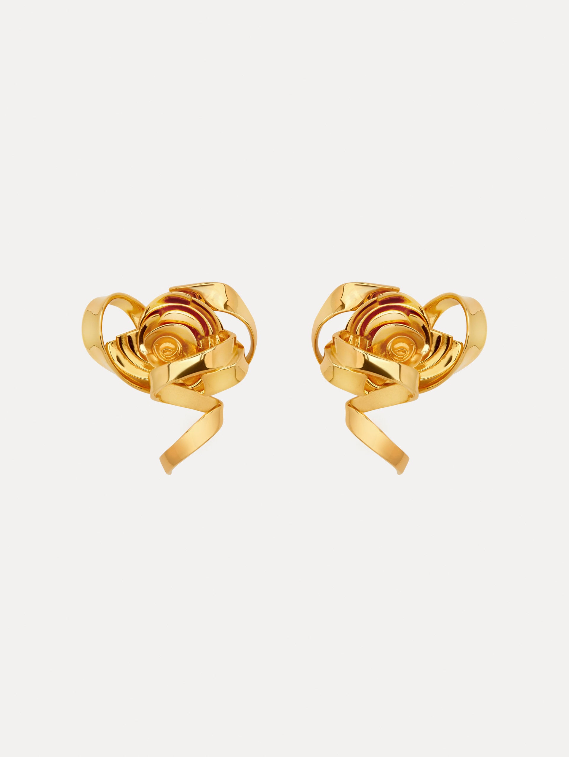 Geometric Rose Earrings for Women - Stylish Floral Dangle Earrings for Party, Wedding & Everyday Wear