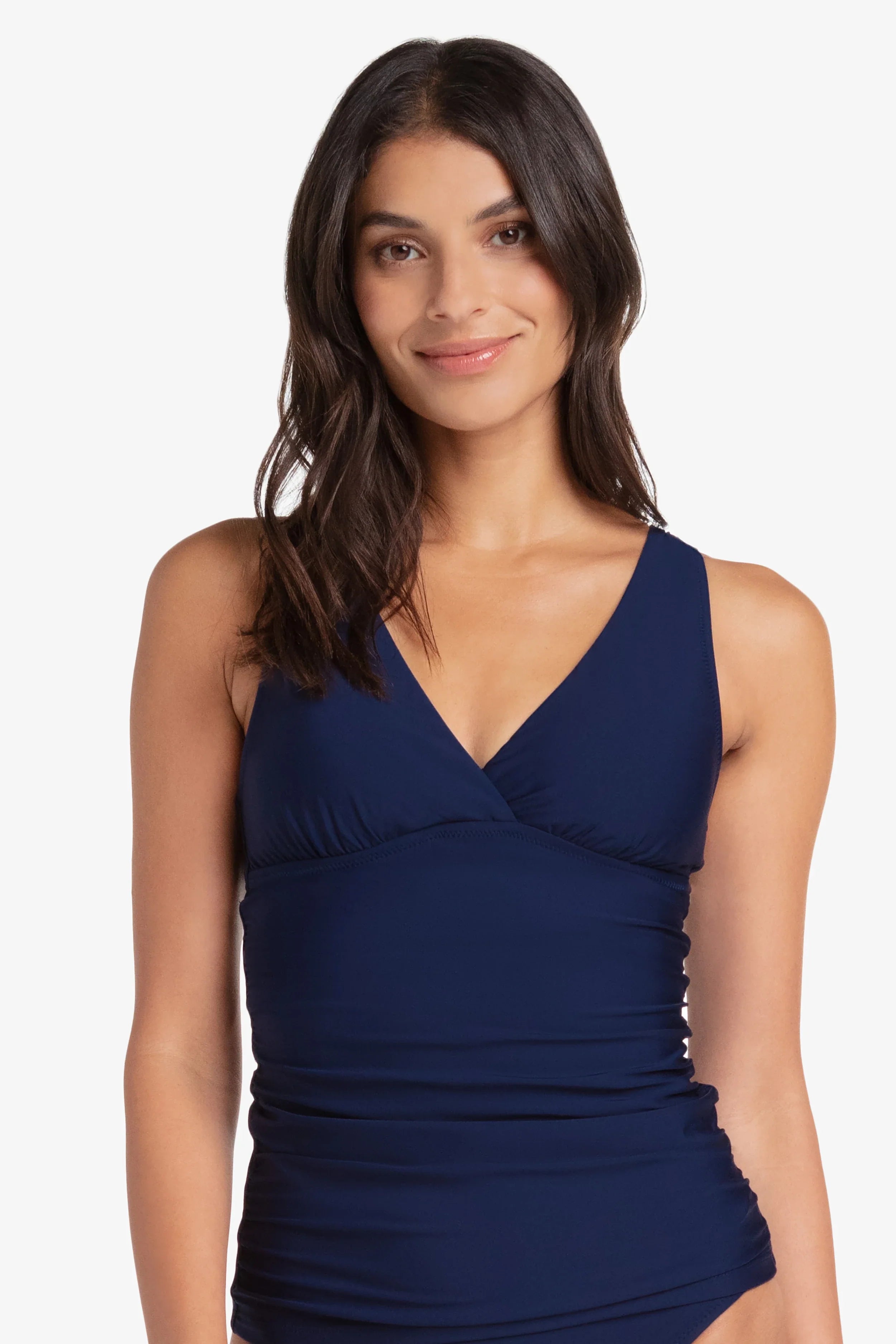 Luna Tankini Swimsuit for Women - Navy Blue Two Piece Bikini Set | Perfect for Beach, Pool, and Summer Vacation