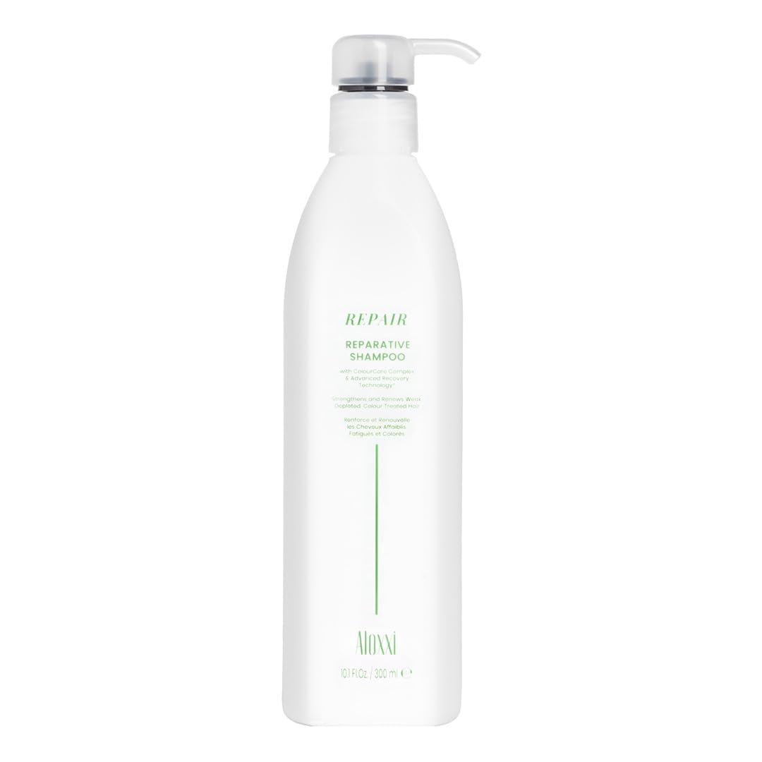 ALOXXI Repairing Shampoo for Damaged Hair - Sulfate Free, Keratin Enriched Hair Treatment - Perfect for Dry, Brittle & Color Treated Hair - Salon Quality at Home
