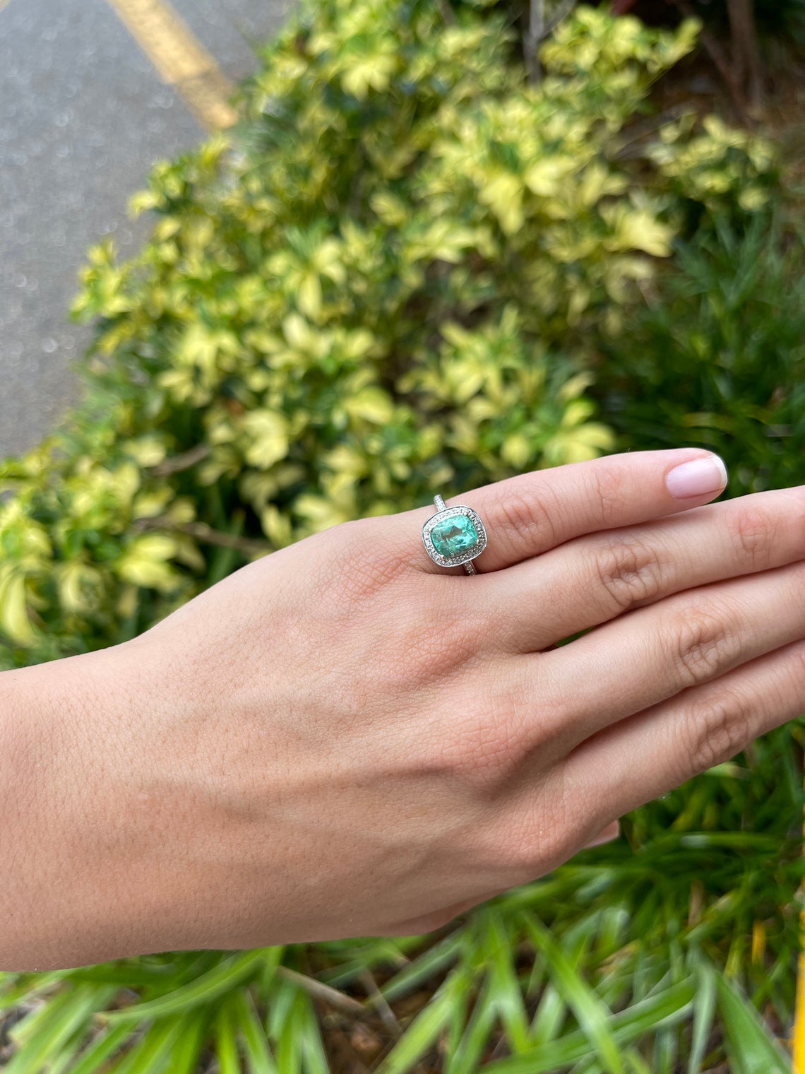 2.63tcw 14K Gold Cushion-Cut Emerald & Diamond Halo Engagement Ring for Women - Vintage Style Wedding Band, Anniversary Gift, Proposal Jewelry
