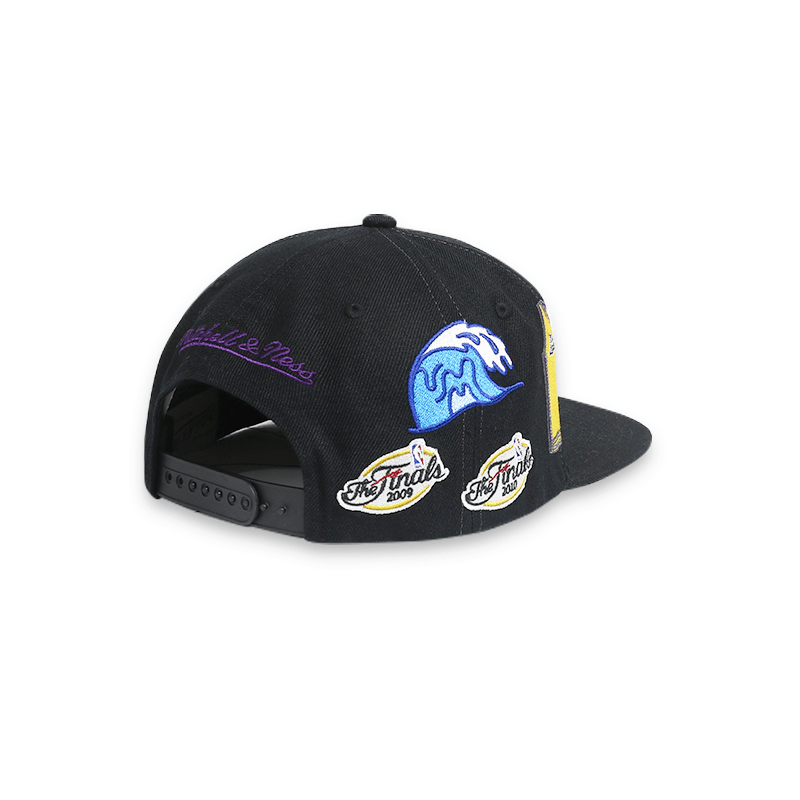 My Towns Snapback Hat - Adjustable 6-Panel Baseball Cap for Men & Women - [6HSSMM20187 LALBLCK] - Perfect for Streetwear, Sports & Casual Outfits