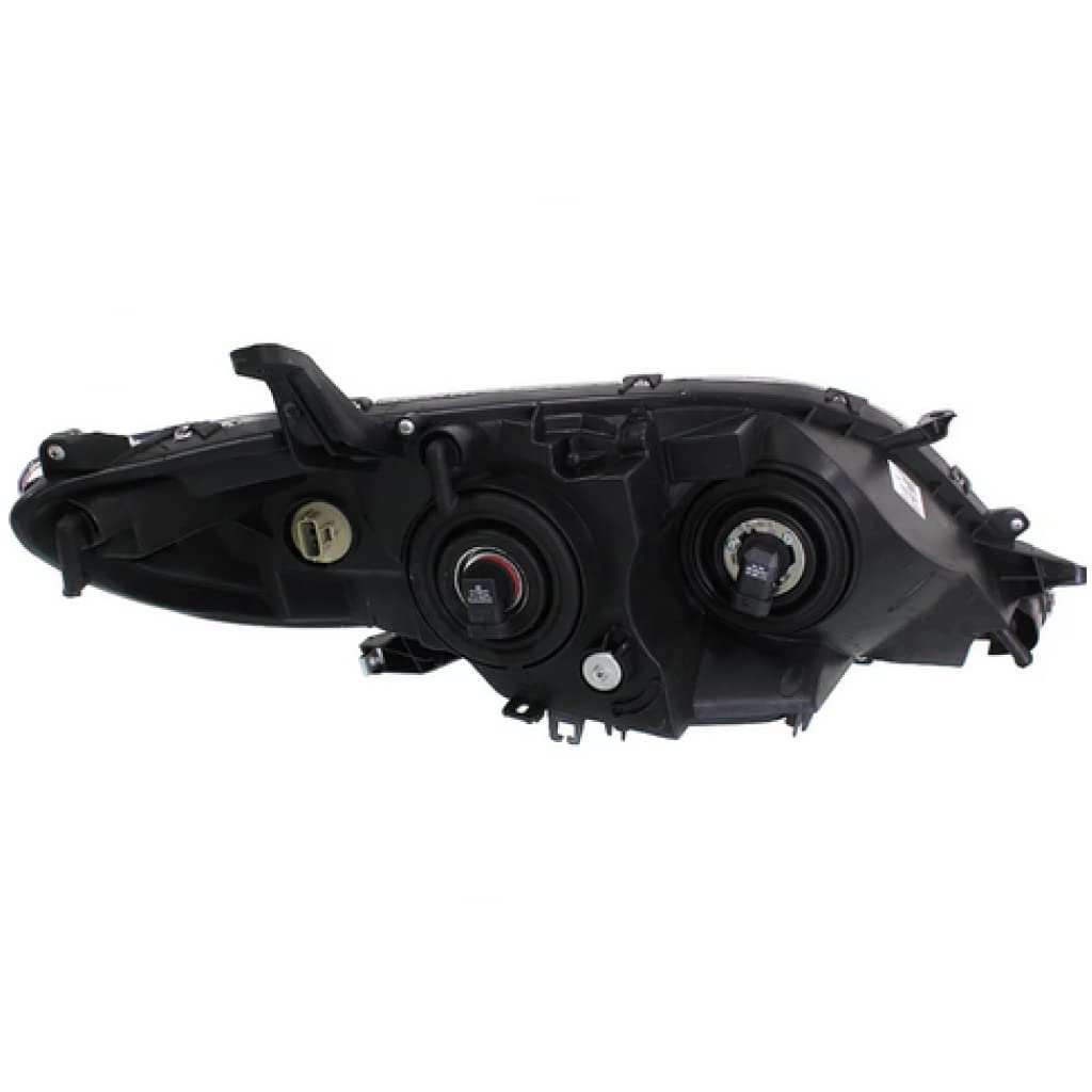 2011-2014 Toyota Sienna Headlight Assembly Driver Side with Bulbs - Replacement for TO2502207 - Perfect for Night Driving & Foggy Conditions