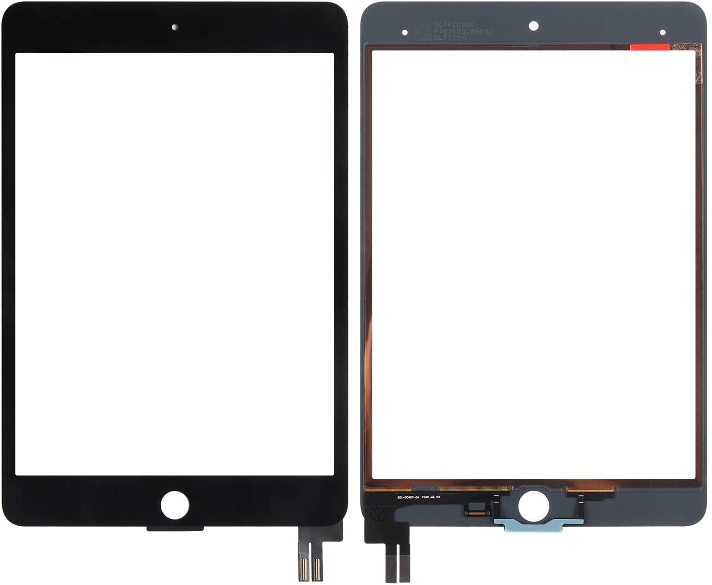 iPad Mini 5 Digitizer Screen Replacement - 7.9'' Touch Screen Glass Panel for A2133 A2124 A2126 A2125 Models (2019) | Repair Kit Included | No Home Button/LCD | Black | Perfect for DIY Screen Fixes & Tech Repairs