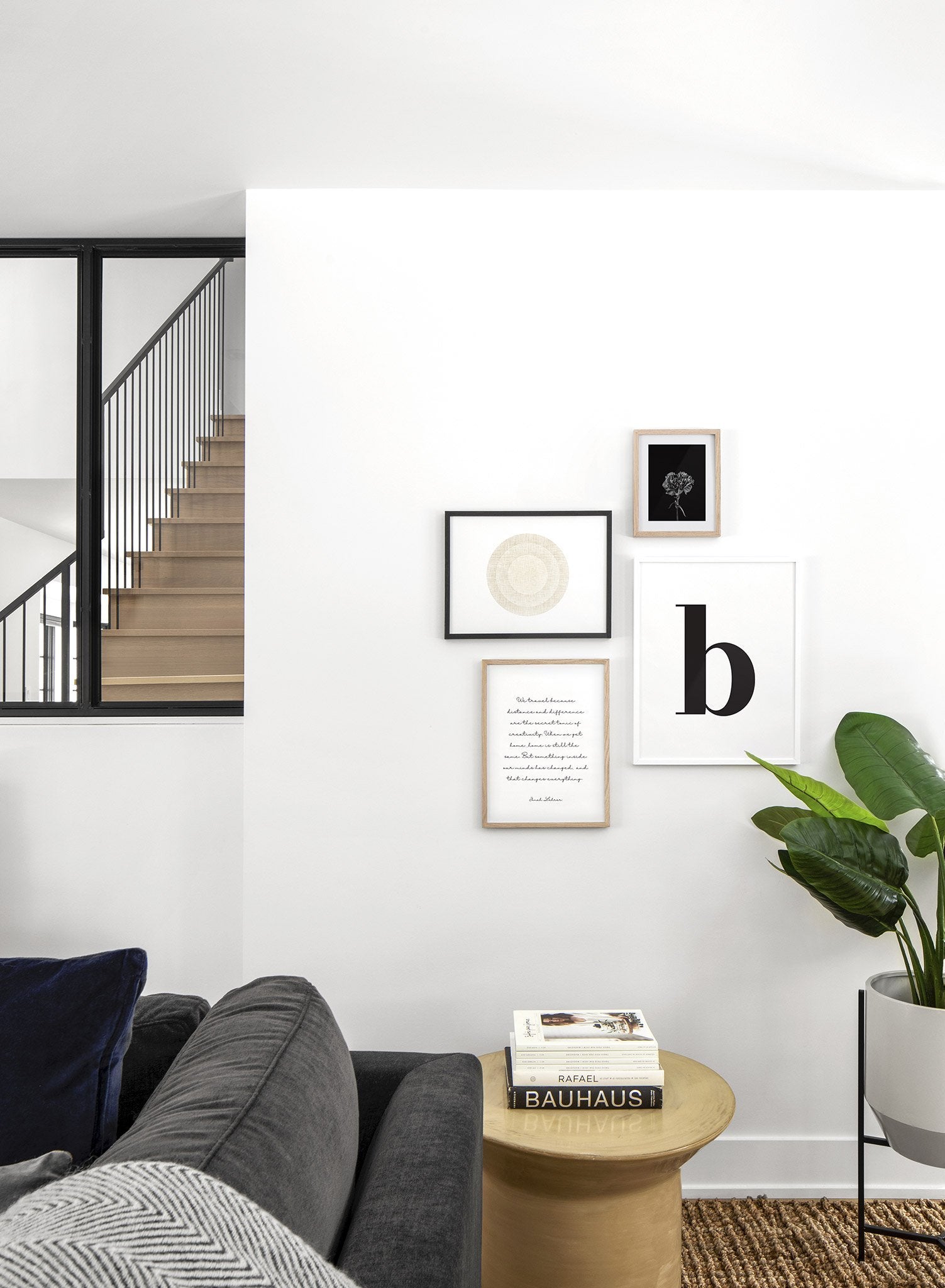 Lowercase Letter B Poster - Educational Alphabet Wall Art for Kids' Rooms, Classrooms & Nursery Decor