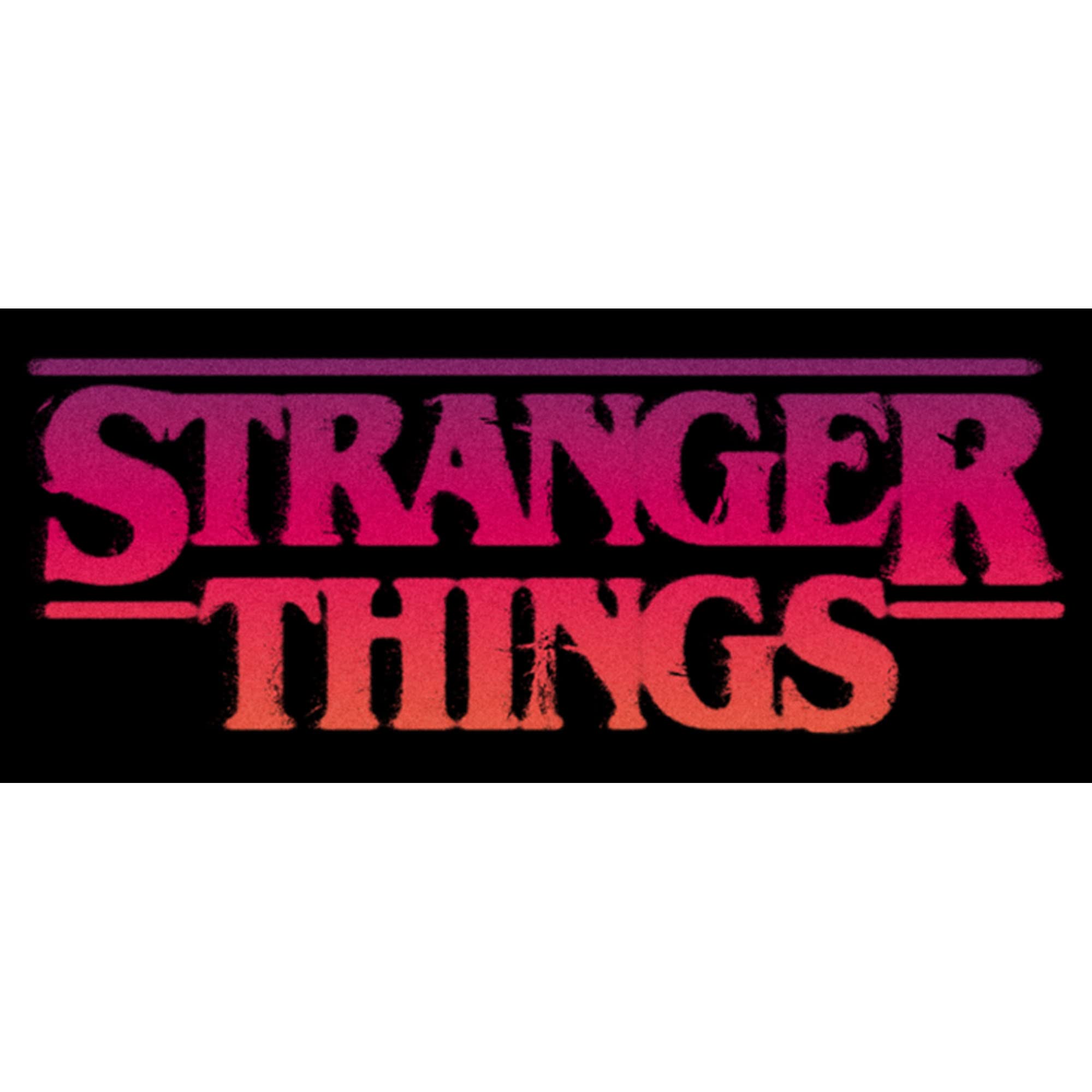 Stranger Things Pink Logo Sweatshirt for Men - Casual Wear & Gifts