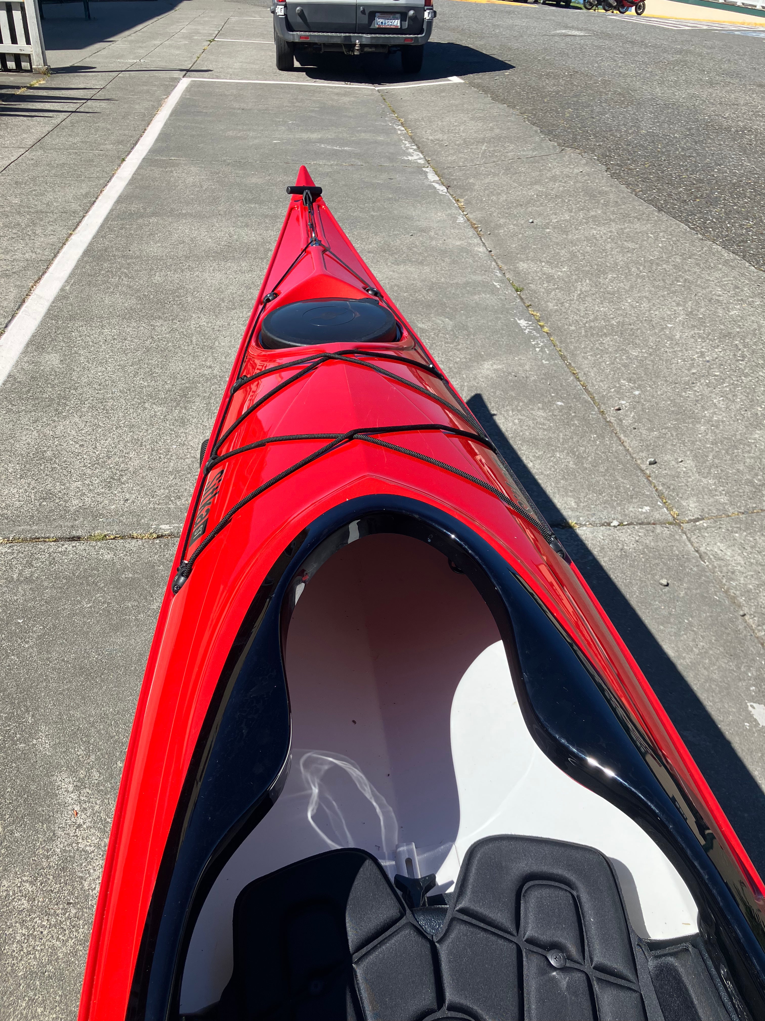 Used Eddyline Sitka ST Kayak (2021 Model) - Lightweight Touring Kayak for Lakes & Rivers | Perfect for Fishing, Camping & Outdoor Adventures