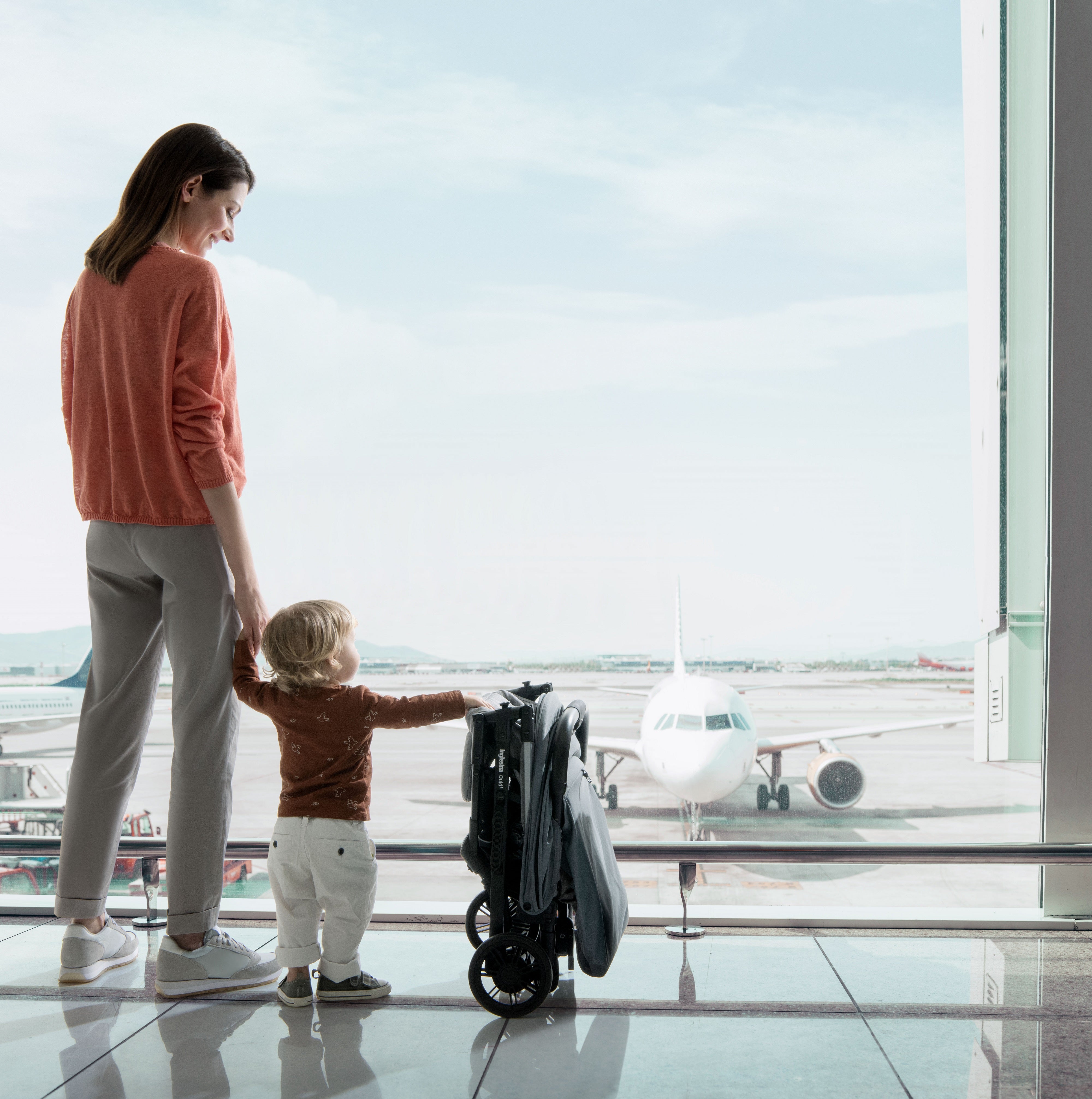 Inglesina Quid Lightweight Compact Stroller - Travel-Friendly Baby Stroller for On-the-Go Parents | Perfect for Air Travel, Shopping & City Walks (Damaged Box)