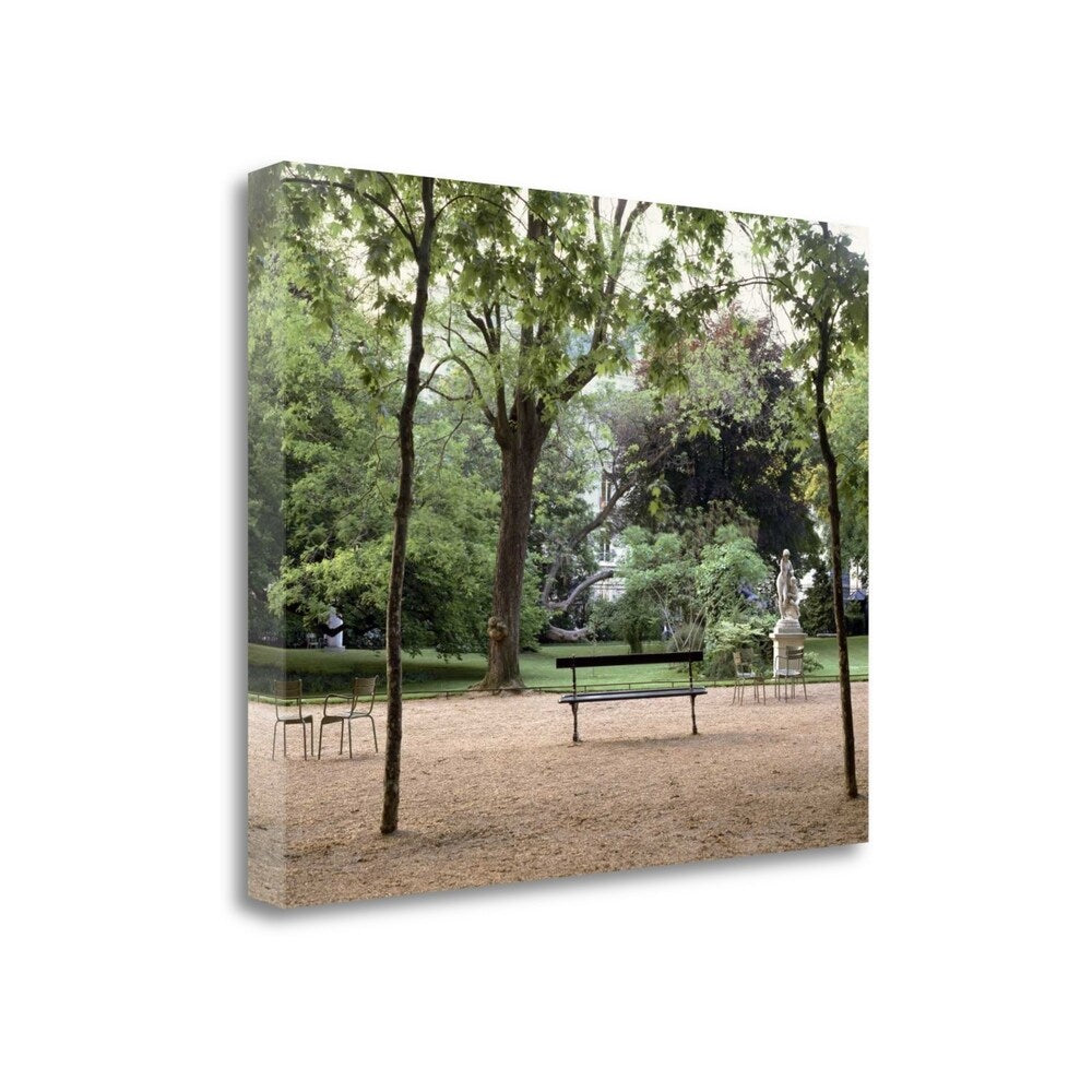 Alan Blaustein Garden Bench 10 - Giclee Print on Gallery Wrap Canvas - Perfect for Home Decor & Living Room Wall Art