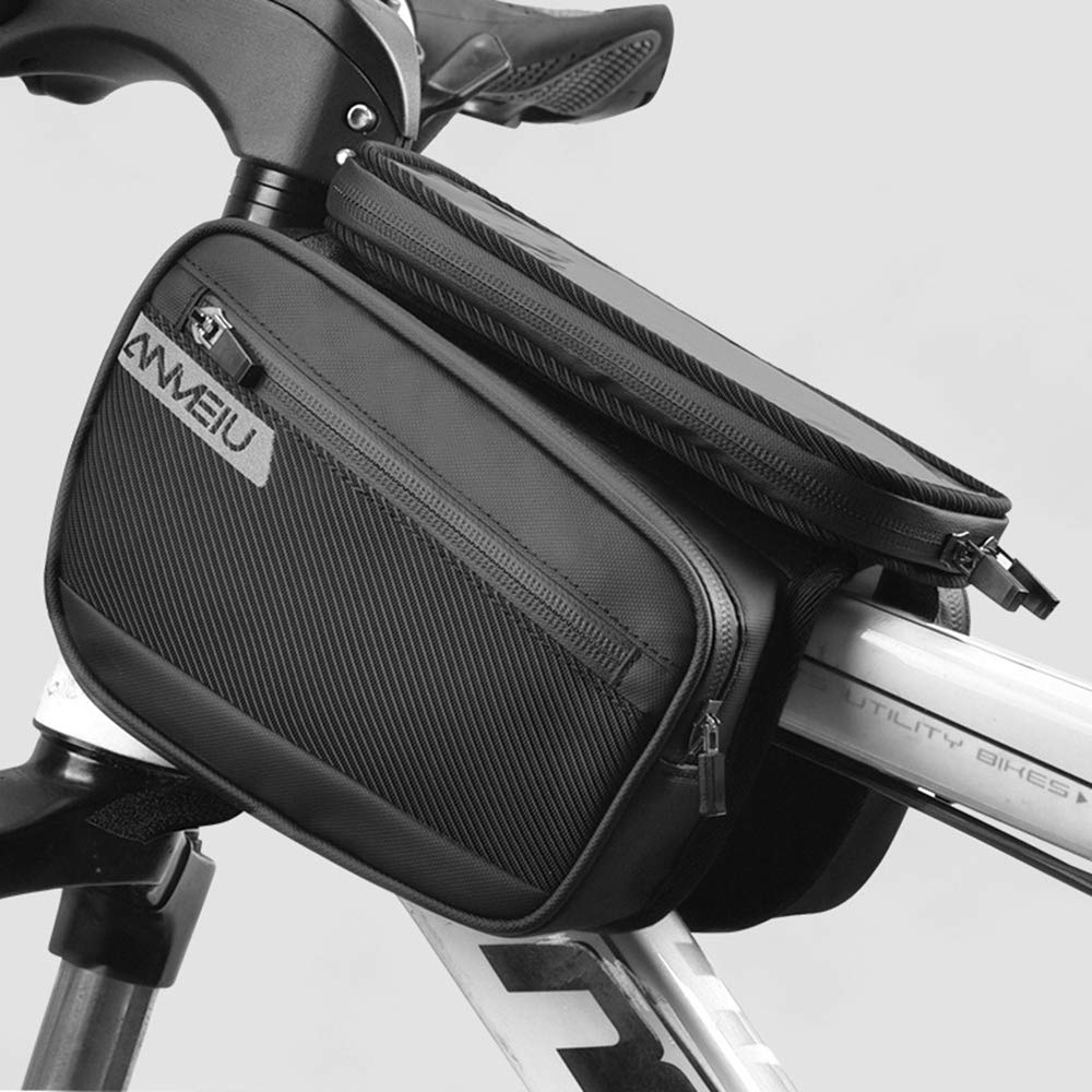 Waterproof Bike Phone Bag - Handlebar & Top Tube Mount for Cycling