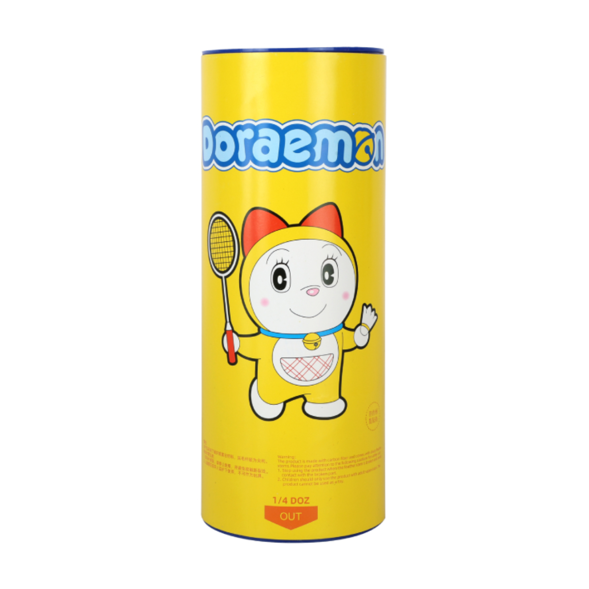 Victor X Doraemon NCS DRM Carbonsonic Badminton Shuttlecock - High Performance Feather Shuttlecocks for Professional Training & Tournament Play