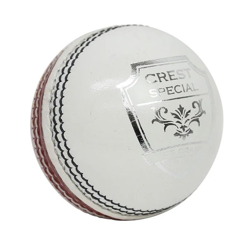 Gray Nicolls Crest Special 2-Piece Cricket Ball - Premium Leather Cricket Ball for Professional & Club Matches - Perfect for Practice, Training & Competitive Games