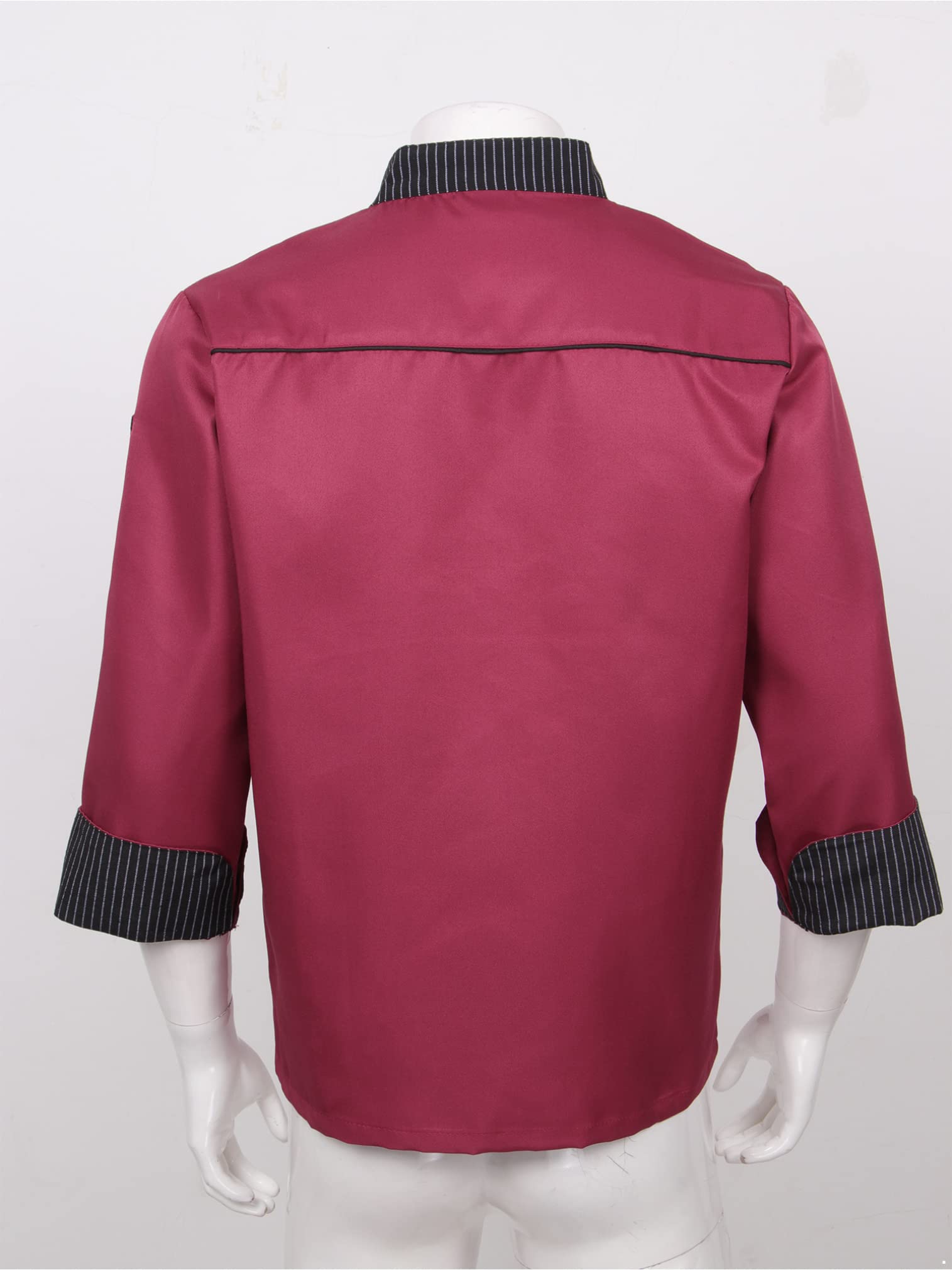 Premium Unisex Chef Jacket with Letter Embroidery - Professional Kitchen Uniform for Men & Women - Ideal for Restaurants, Cooking Classes & Culinary Events