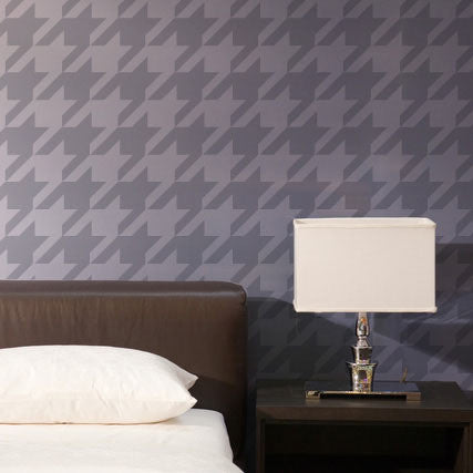 Houndstooth Pattern Wall Stencil - DIY Home Decor for Living Room, Bedroom, and Office - Reusable Painting Template for Creative Wall Designs