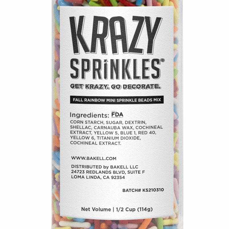 Best Bulk Classic Rainbow Jimmies Sprinkles - 24 Units per Case | Perfect for Baking, Cupcake Decorating & Ice Cream Toppings