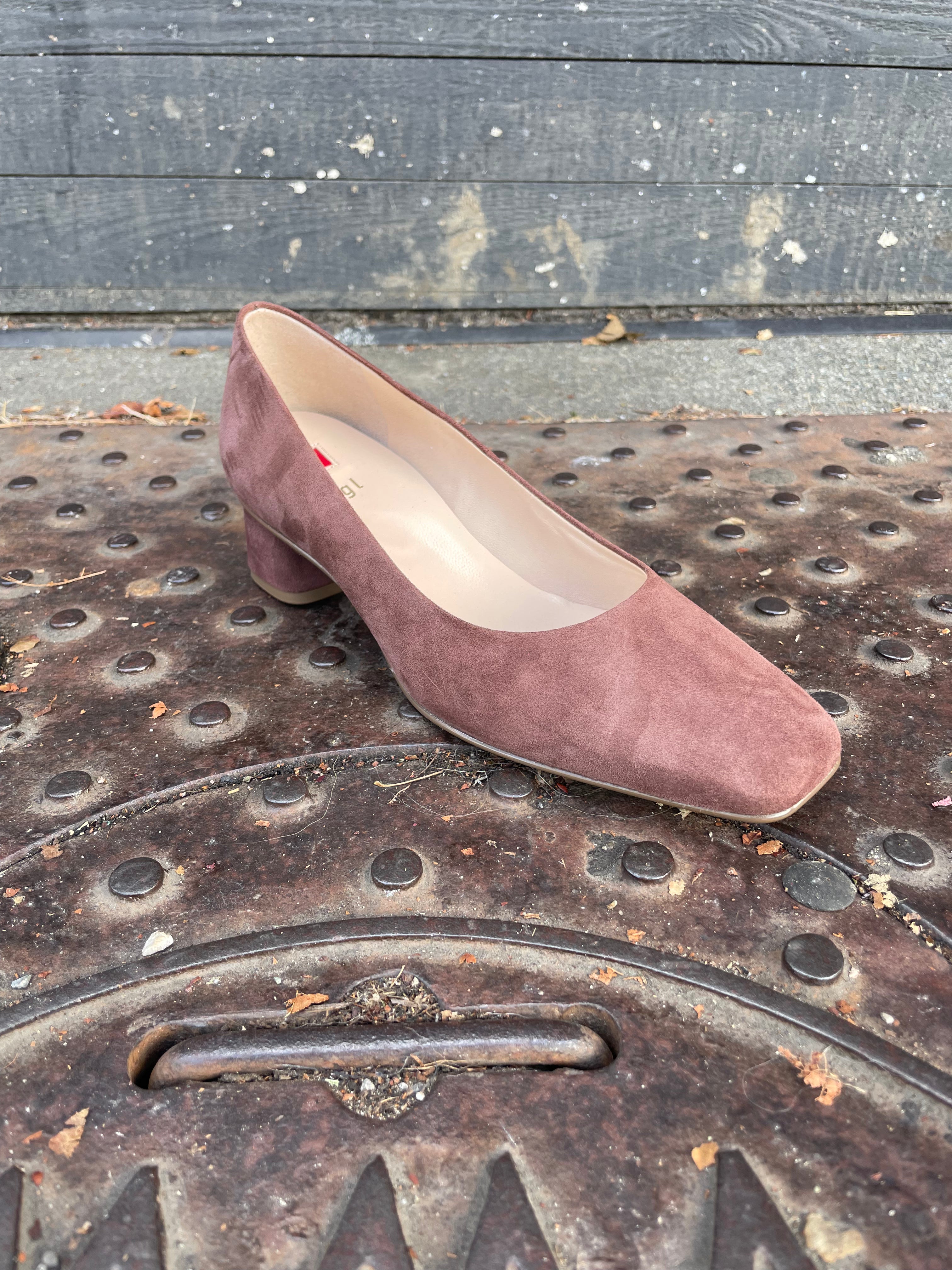 Chocolate Suede Pump Women's Heels - Comfortable & Stylish Dress Shoes for Work, Party & Evening Events