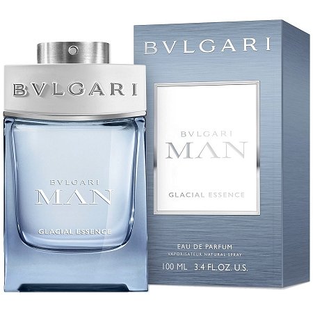 Bvlgari Man Glacial Essence Eau de Parfum Spray for Men - Fresh Woody Fragrance for Day & Night Wear, Office & Special Occasions