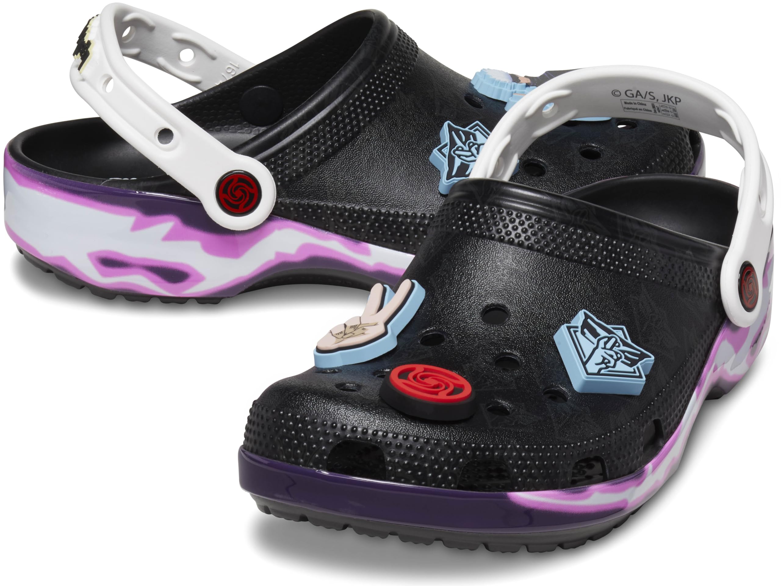 Unisex Crocs Classic Clogs | Jujutsu Kaisen Anime Inspired | Comfortable Slip-On Shoes for Men & Women | Perfect for Casual Wear, Cosplay & Outdoor Activities