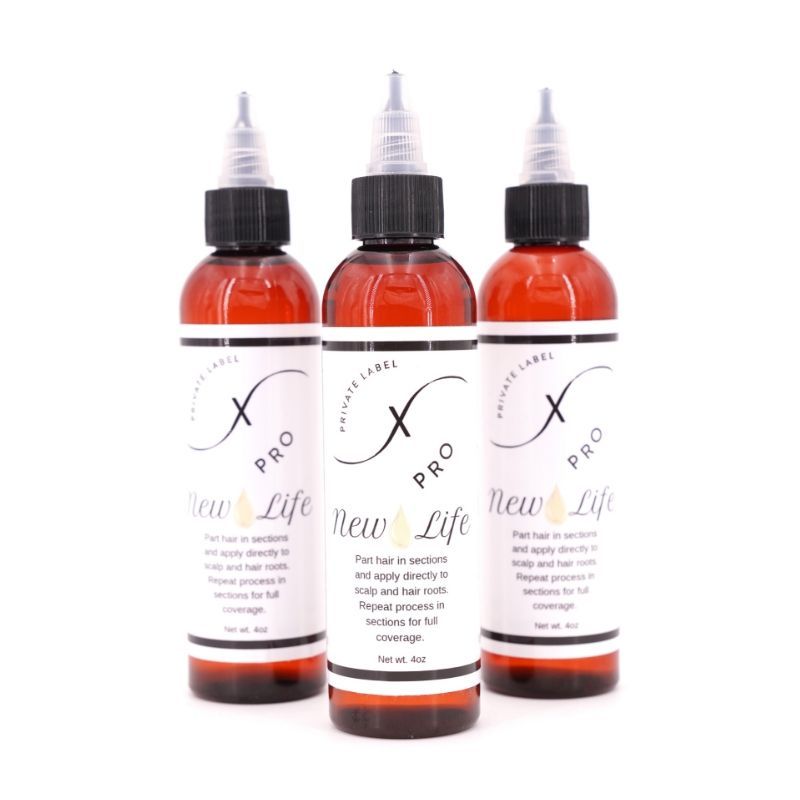 New Life Hair Growth Serum for Thicker & Longer Hair - Natural Hair Regrowth Treatment for Men & Women - Use for Thinning Hair, Bald Spots & Healthy Scalp Care