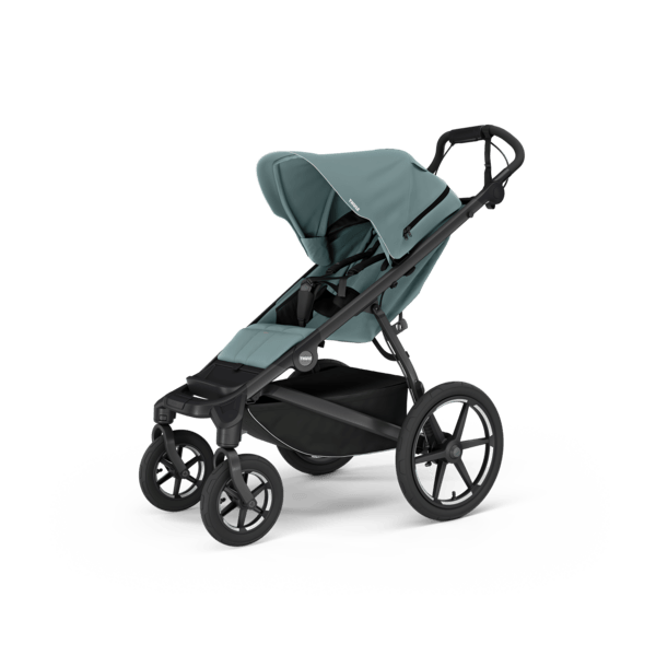 Thule Urban Glide 4-Wheel Stroller - Mid Blue | Open Box | Lightweight Compact Baby Jogger for Urban Walking & Outdoor Adventures