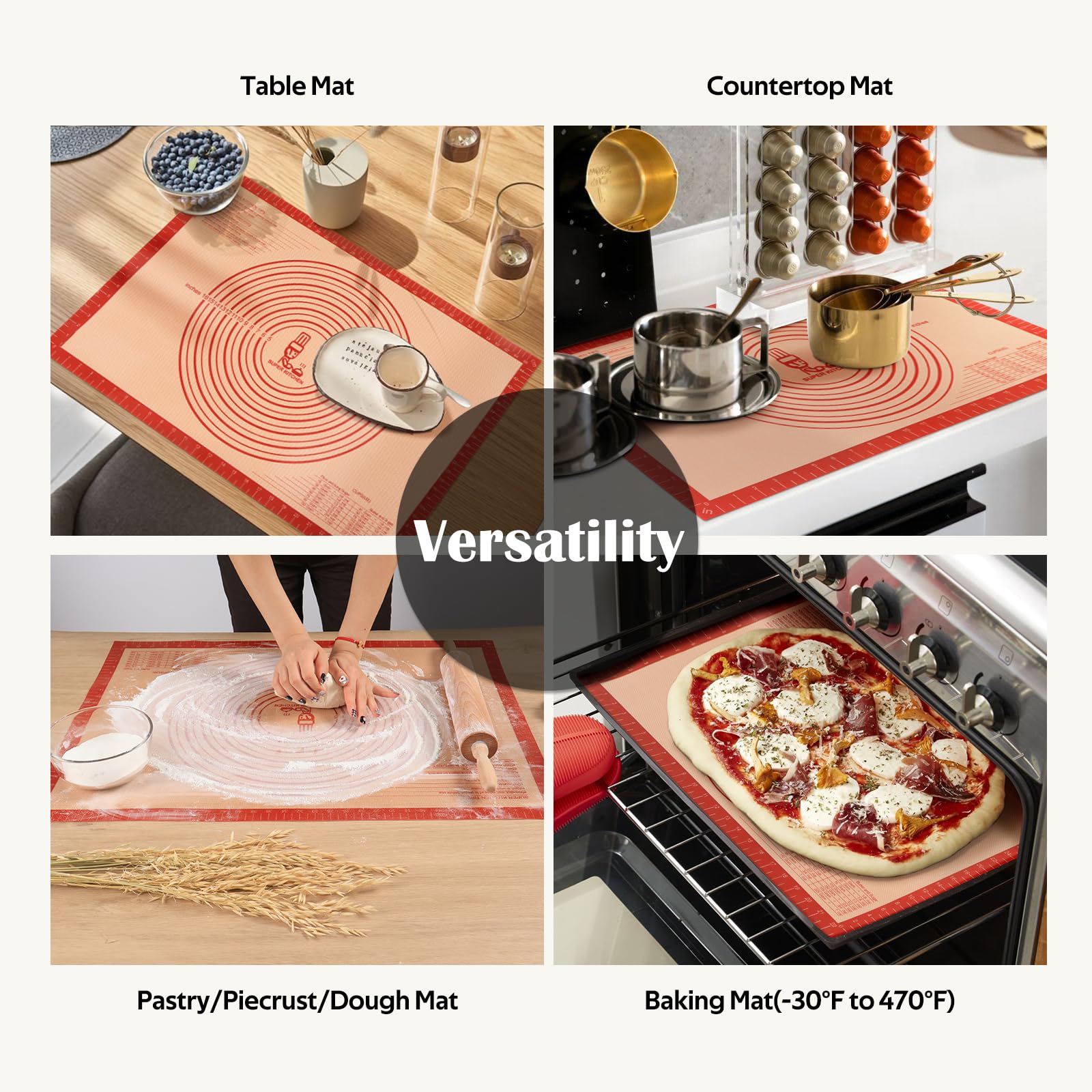 Non-Slip Extra Large Silicone Baking Mat 28