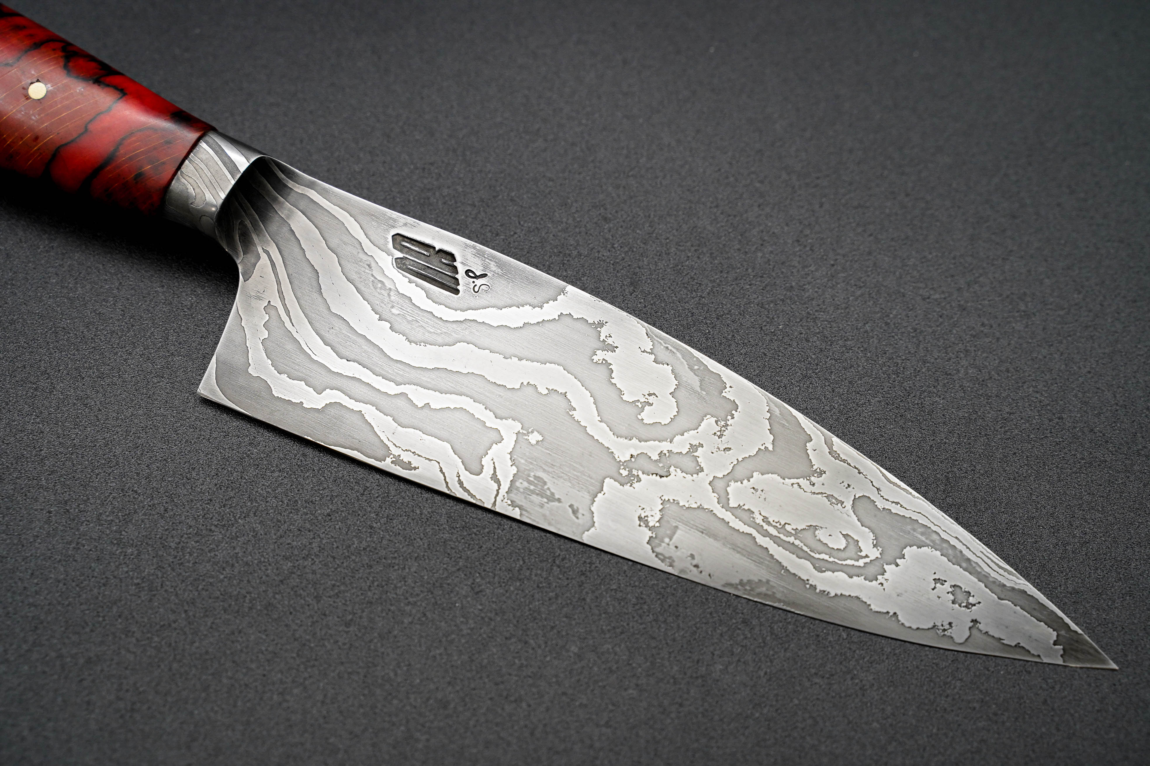 Nick Rossi 7.5 Inch Stainless Steel Integral Chef Knife - Professional Kitchen Knife for Cooking, Slicing & Dicing - Perfect for Home Chefs & Culinary Enthusiasts