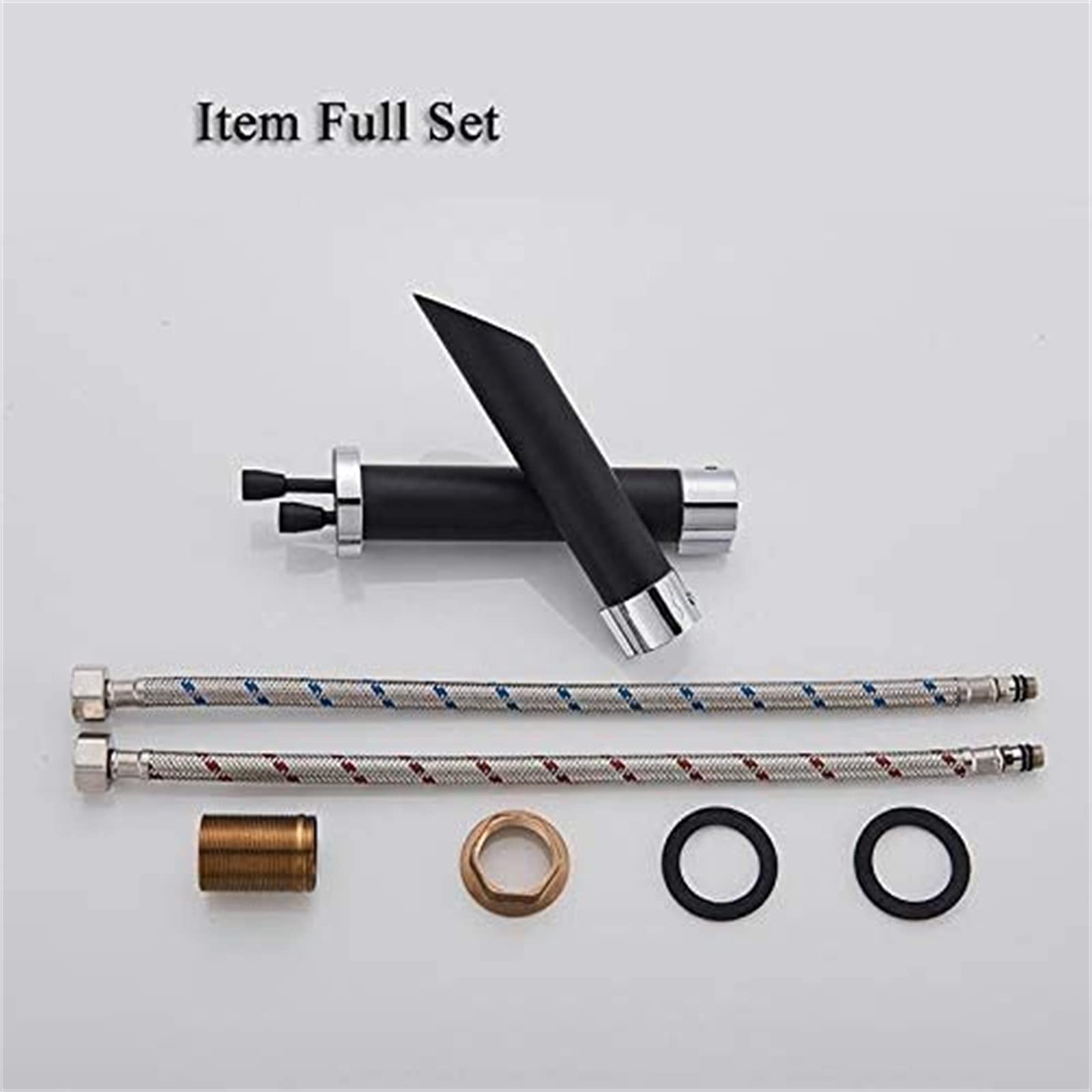 Premium CHLDDHC Modern Black Sink Faucet - Hot & Cold Water Mixer Tap for Bathroom Wash Basin, Kitchen Sink - Perfect for Home, Hotel & Commercial Use