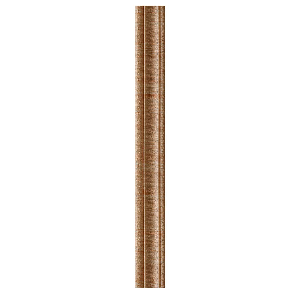 DIY Removable 3D Wallpaper Border - Peel and Stick Self-Adhesive Wall Covering for Kitchen, Bathroom & Bedroom - Wood Color PVC Wall Decals - Easy Home Decor Upgrade for Tiles, Cabinets & Furniture