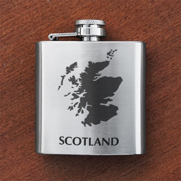 Personalized Engraved 6oz Silver Flask with Custom Message - Perfect for Weddings, Gifts & Special Occasions
