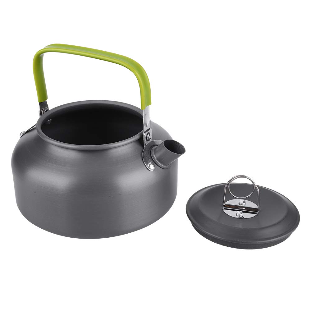 01 Durable Lightweight Portable Outdoor Water Kettle - Stainless Steel Camping Kettle for Hiking, Picnic & Travel - Perfect for Boiling Water Outdoors, Emergency Preparedness & Backpacking