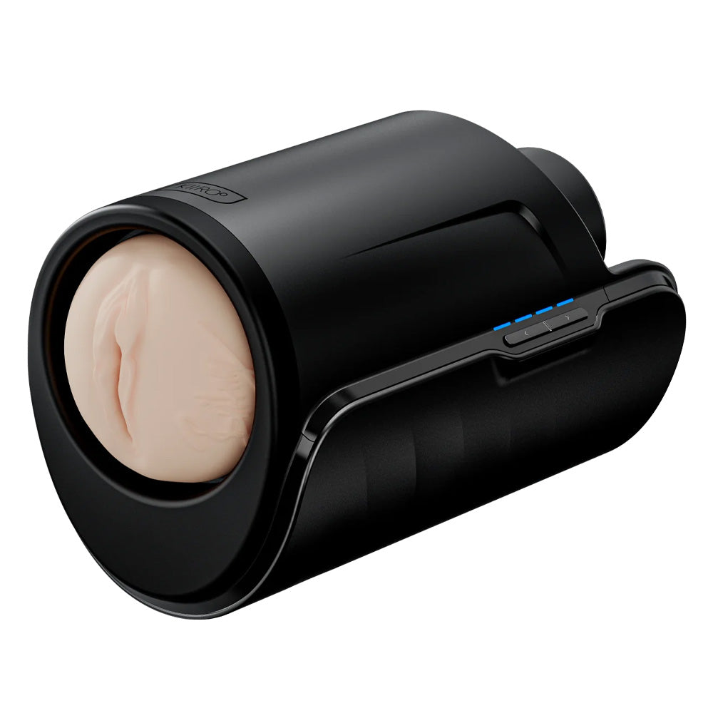Kiiroo Keon Interactive Male Masturbator - Automatic Stroker with FeelBritney Sleeve for Realistic Pleasure | Compatible with VR & Interactive Content | Perfect for Solo Play & Long-Distance Couples