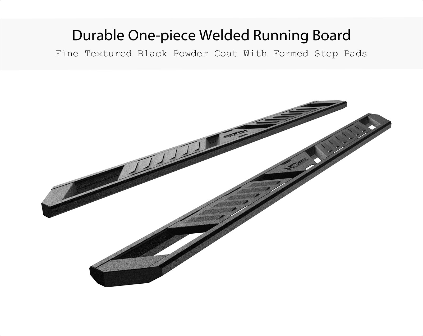 APS A Series Running Boards for Jeep Gladiator 2020-2025 - Heavy Duty Side Steps with Non-Slip Surface - Perfect for Off-Roading, Truck Access & Style Upgrade