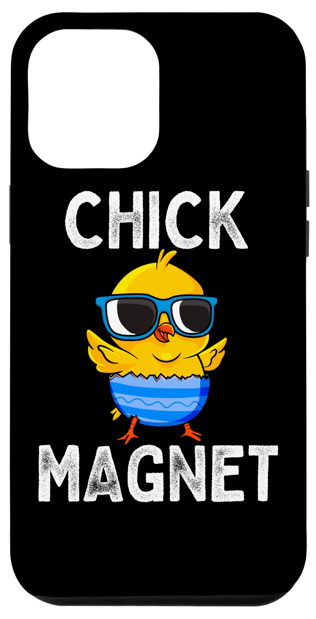 iPhone 12 Pro Max Case - Funny Easter Chicken Design for Kids & Boys - Cute Baby Chick Magnet Phone Cover - Perfect Gift for Animal Lovers & Easter Celebrations
