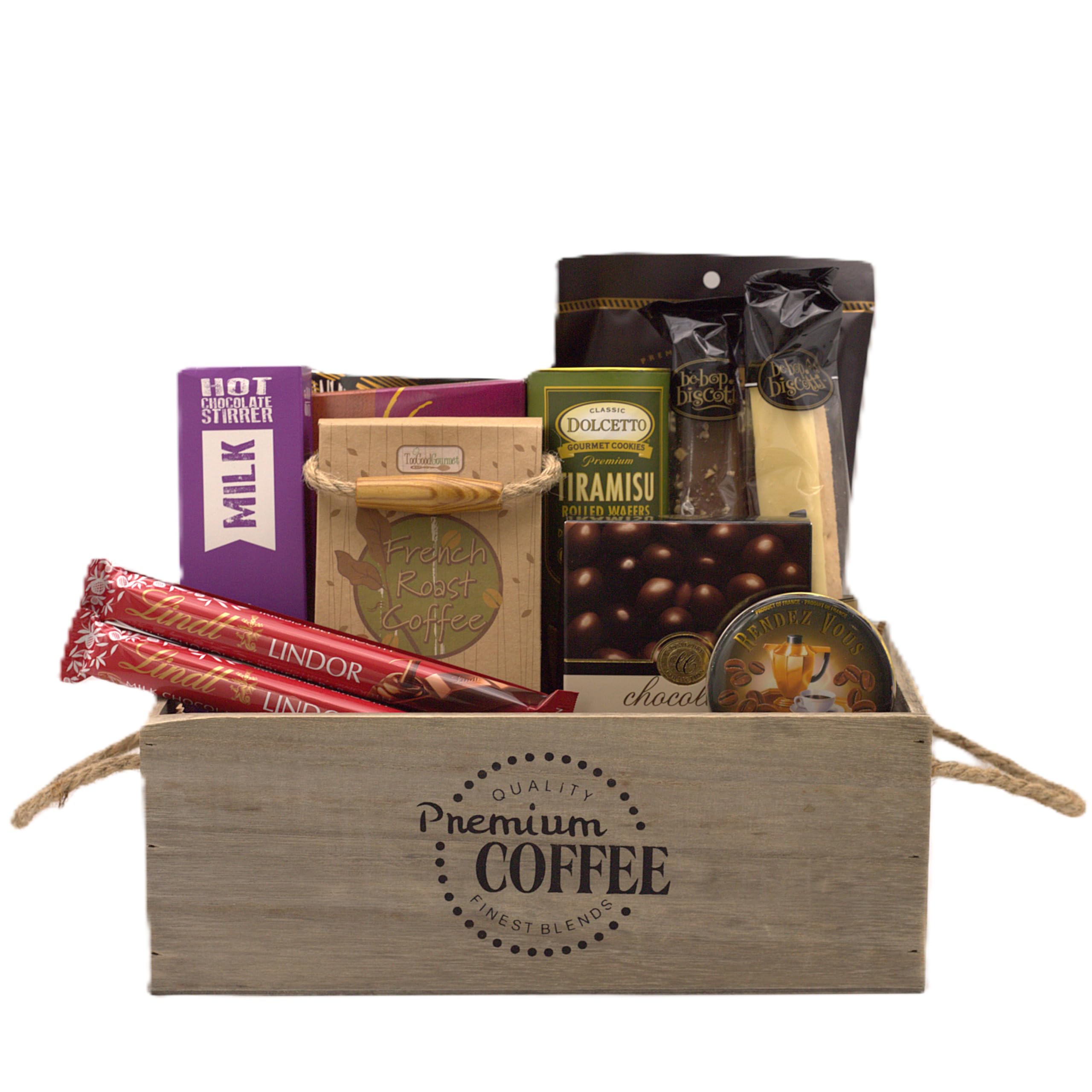 Jingle Java Caffe Gift Basket - Holiday Coffee Lover's Present