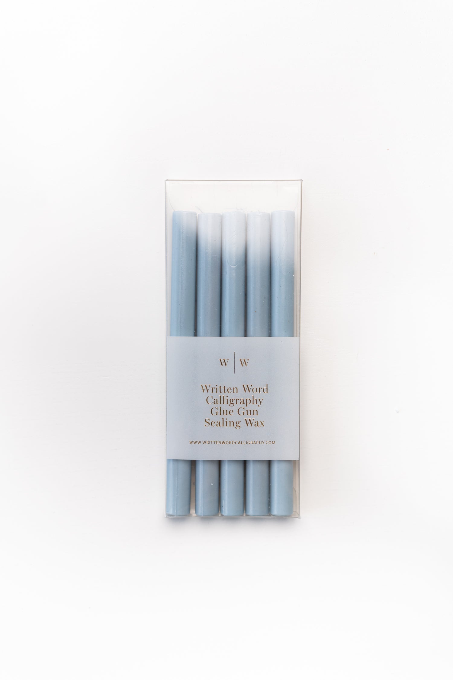 Premium Dusty Blue Glue Gun Sealing Wax Sticks - 5 Pack for DIY Crafts, Wedding Invitations, Scrapbooking & Gift Wrapping - Strong Adhesive for Paper, Envelopes and Decorative Projects