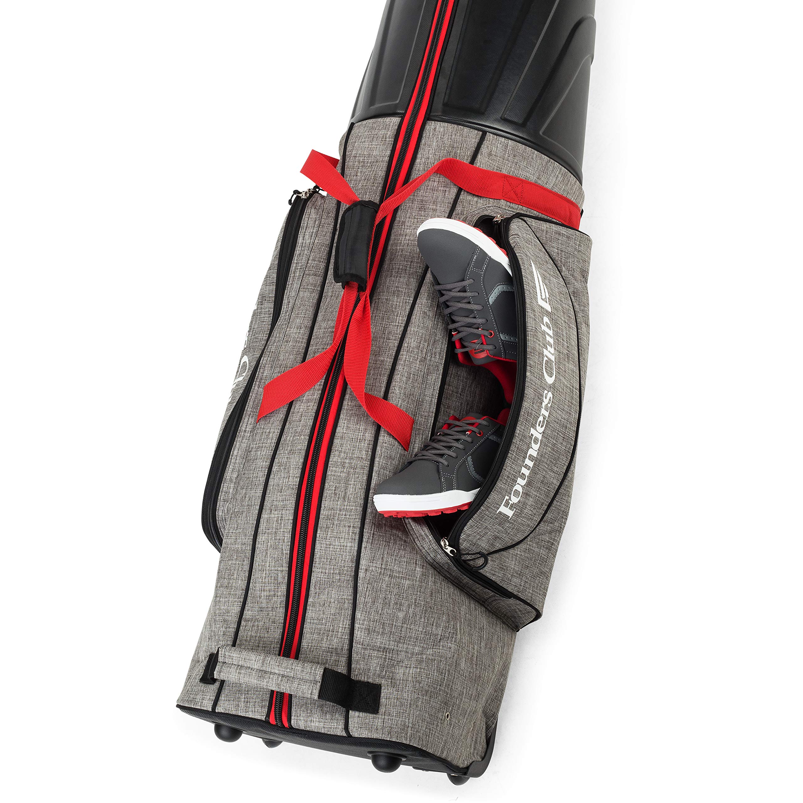 Founders Club Golf Travel Bag - Hard Shell ABS Golf Club Cover for Airline Travel - Perfect for Golf Vacations & Tournaments