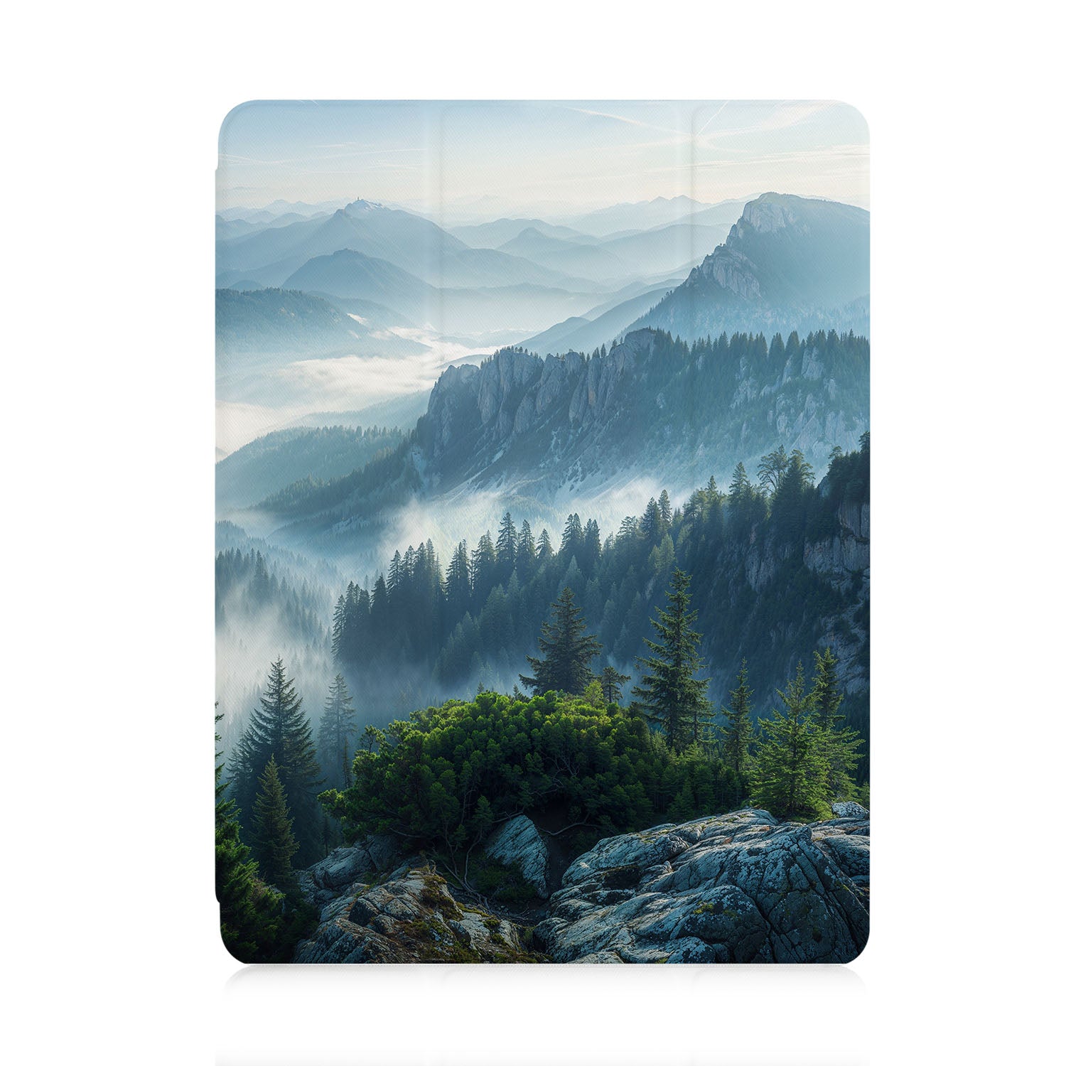 Premium iPad Trifold Case with Nature Beauty Design - Slim Protective Cover for iPad Air/Pro, Auto Sleep/Wake Feature - Perfect for Work, Travel & Home Use