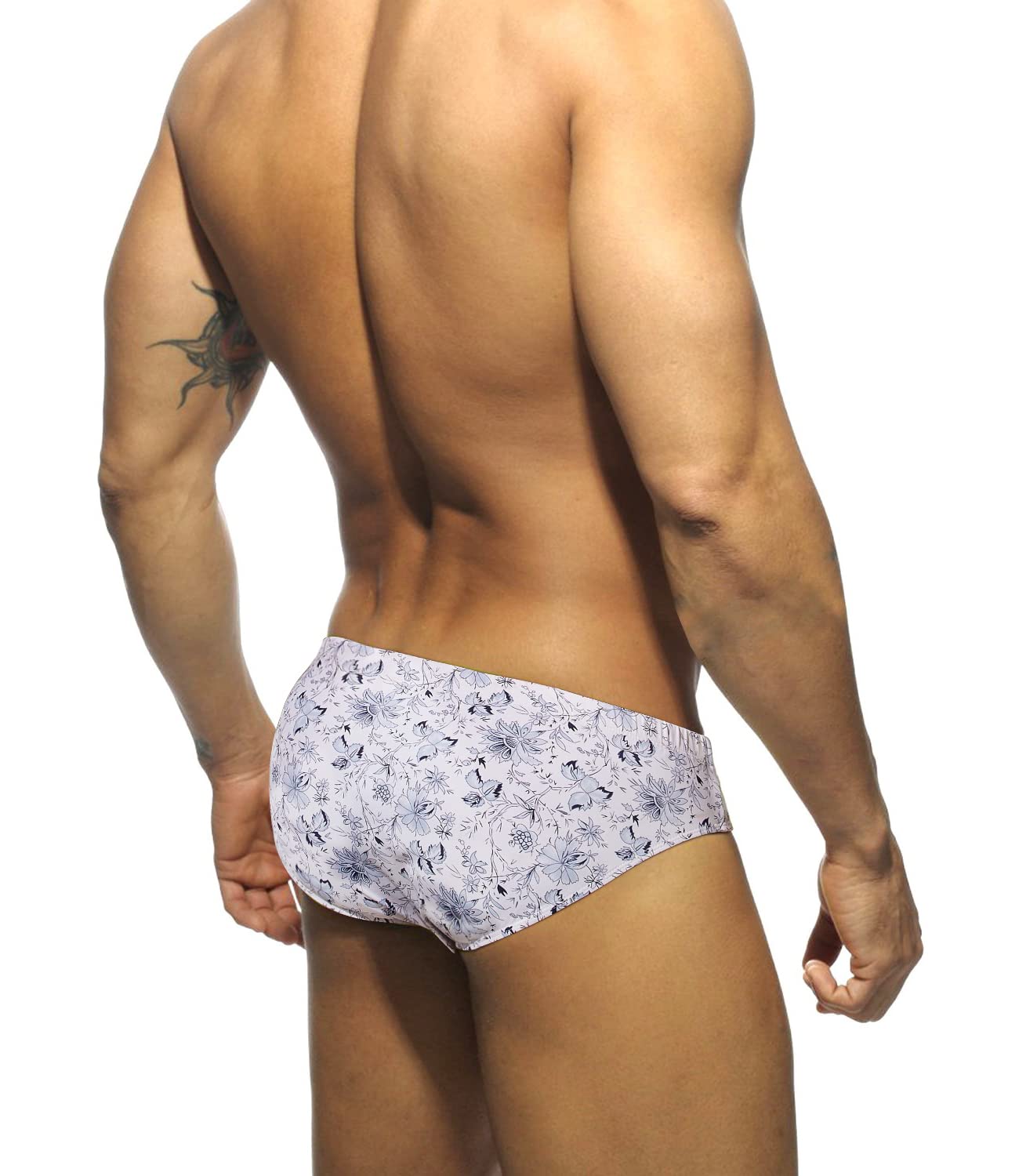 MIZOK Men's Quick-Dry Polyester Swim Trunks with Adjustable Drawstring - Comfortable Beachwear for Swimming, Surfing & Vacation