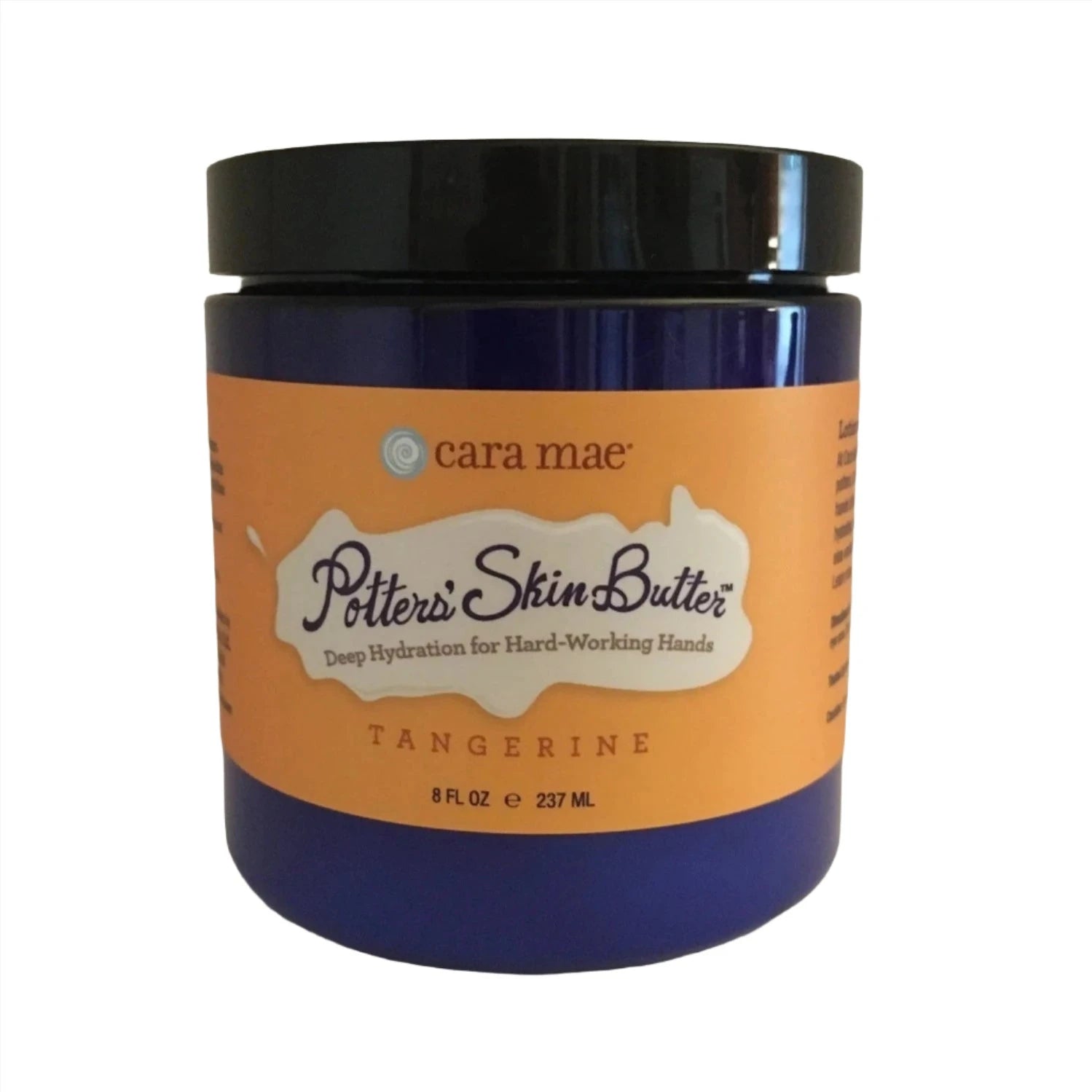 Cara Mae Tangerine Potters' Skin Butter - Ultra Moisturizing Hand Cream for Dry Skin | Perfect for Artists, Potters & Crafters | All-Natural Hydration for Cracked Hands
