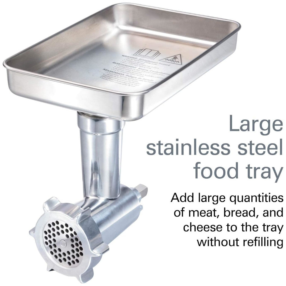 Hamilton Beach Professional Stand Mixer with All-Metal Meat Grinder & Food Grinder Attachment - Perfect for Baking, Grinding Meat & Making Homemade Sausages