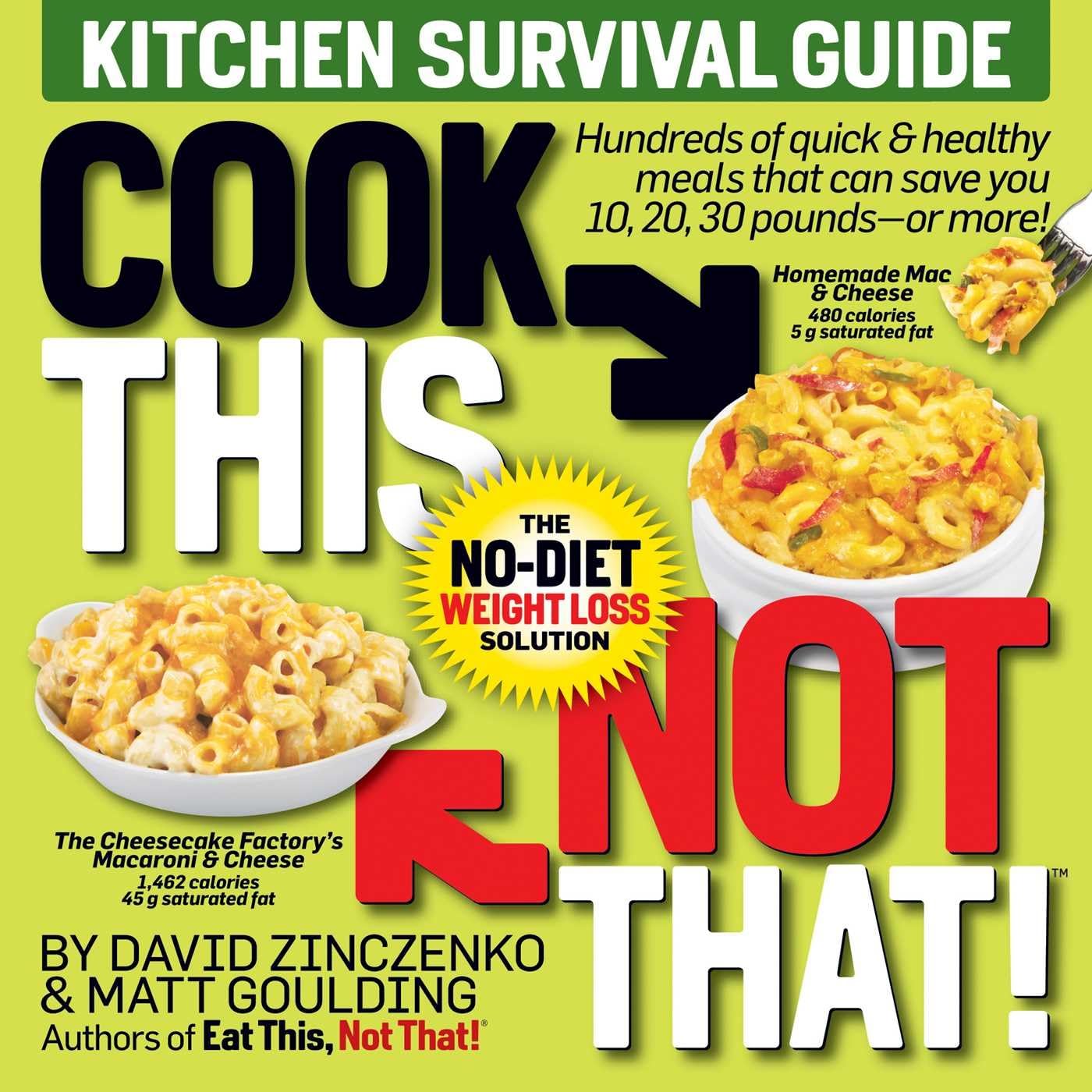 Cook This, Not That! Healthy Kitchen Survival Guide - No-Diet Weight Loss Cookbook for Busy Home Chefs | Perfect for Meal Prep & Healthy Lifestyle