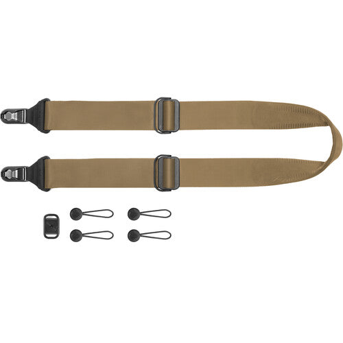Peak Design Slide Strap - Premium Adjustable Camera Strap for DSLR & Mirrorless Cameras - Comfortable & Secure for Travel, Hiking & Photography