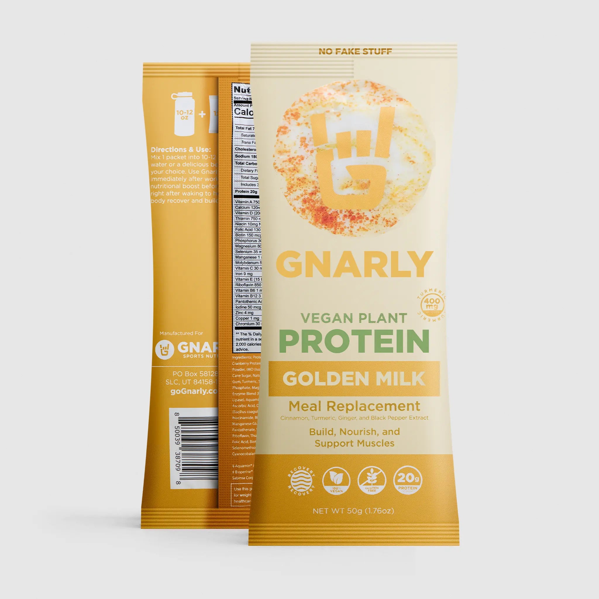 Organic Golden Milk Powder - Vegan Turmeric Protein Powder for Immunity & Recovery | Perfect for Smoothies, Lattes & Post-Workout Drinks