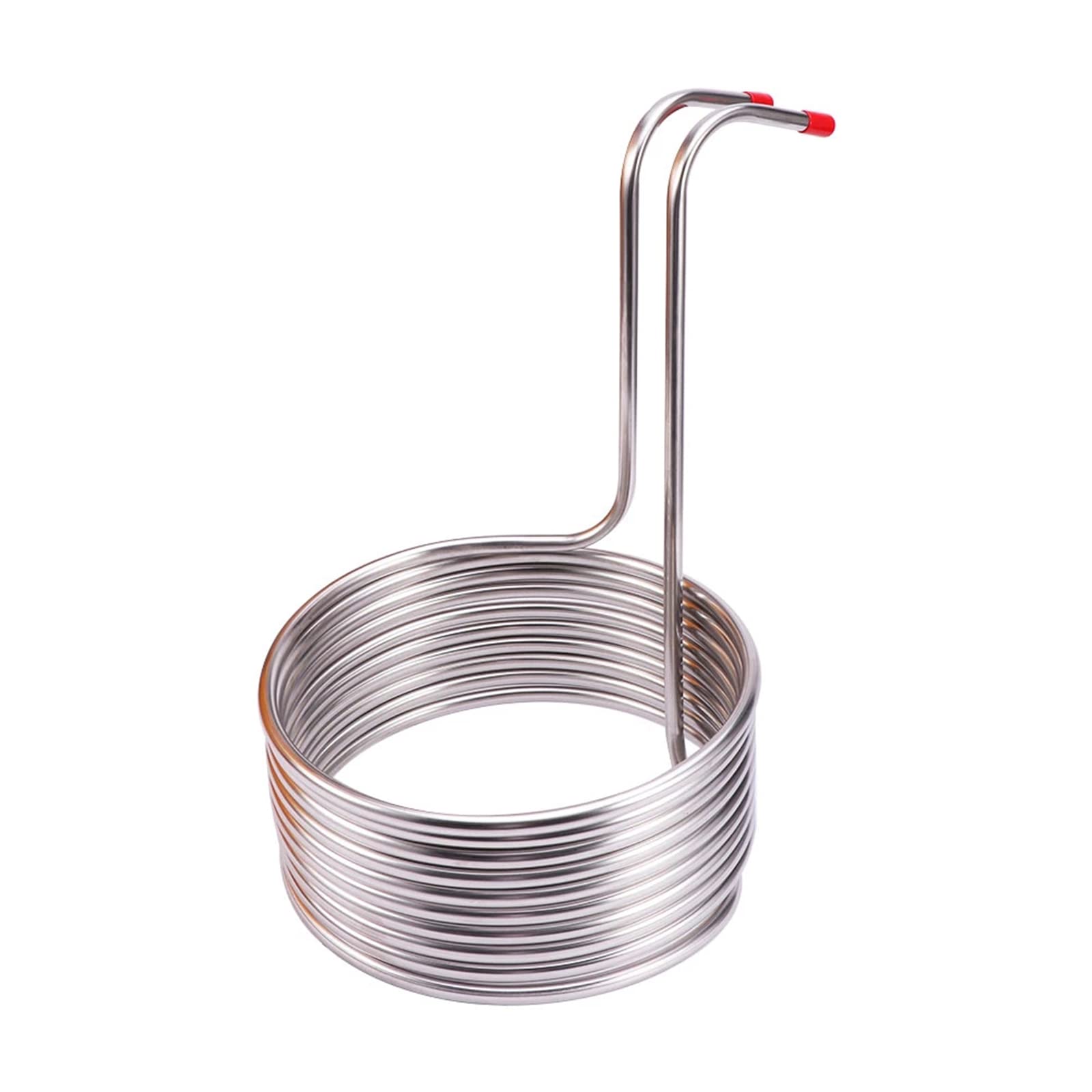 ZHIRCEKE 304 Stainless Steel Immersion Wort Chiller - Home Brewing Cooling Coil Pipe for Beer & Malt - Perfect for Homebrewers, Craft Beer Makers & DIY Brewing Kits (Ideal for Small Batch Brewing & Wort Cooling)