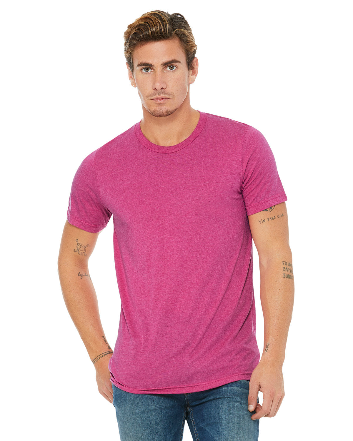 Bella + Canvas 3413C Unisex Triblend T-Shirt | Soft Tri-Blend Fabric | Comfort Fit Casual Tee for Men & Women | Perfect for Everyday Wear, Gym, and Outfits
