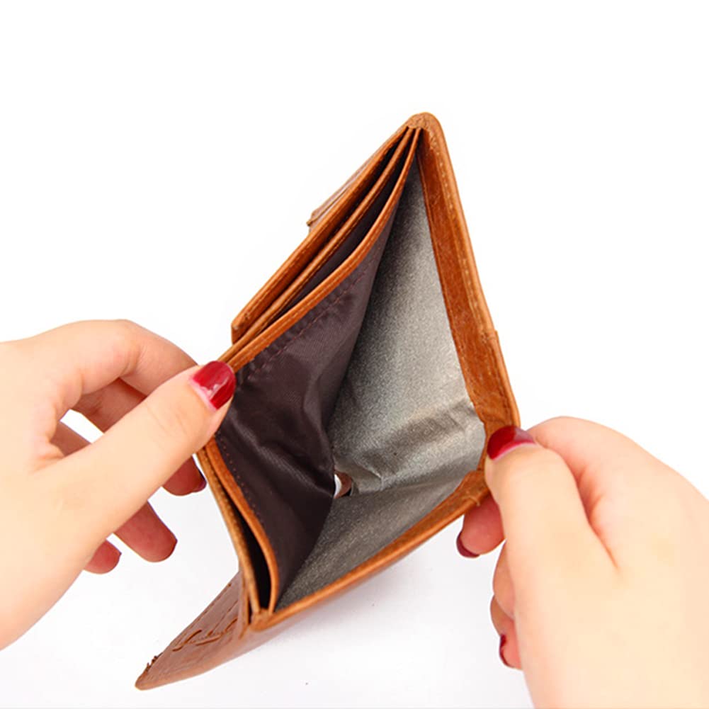 Genuine Leather RFID Blocking Trifold Wallet for Men - Viking Tree of Life Design, Coin Pocket, Brown - Perfect for Everyday Carry, Travel & Gift Giving