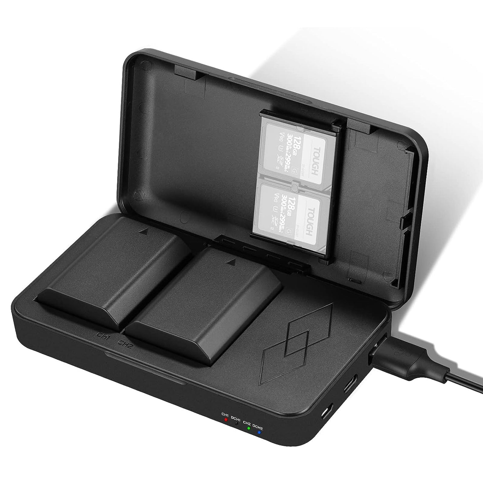 NEEWER NP-FZ100 Replacement Battery & Dual USB Charger Kit for Sony Cameras - Perfect for Travel, Vlogging, and Professional Photography