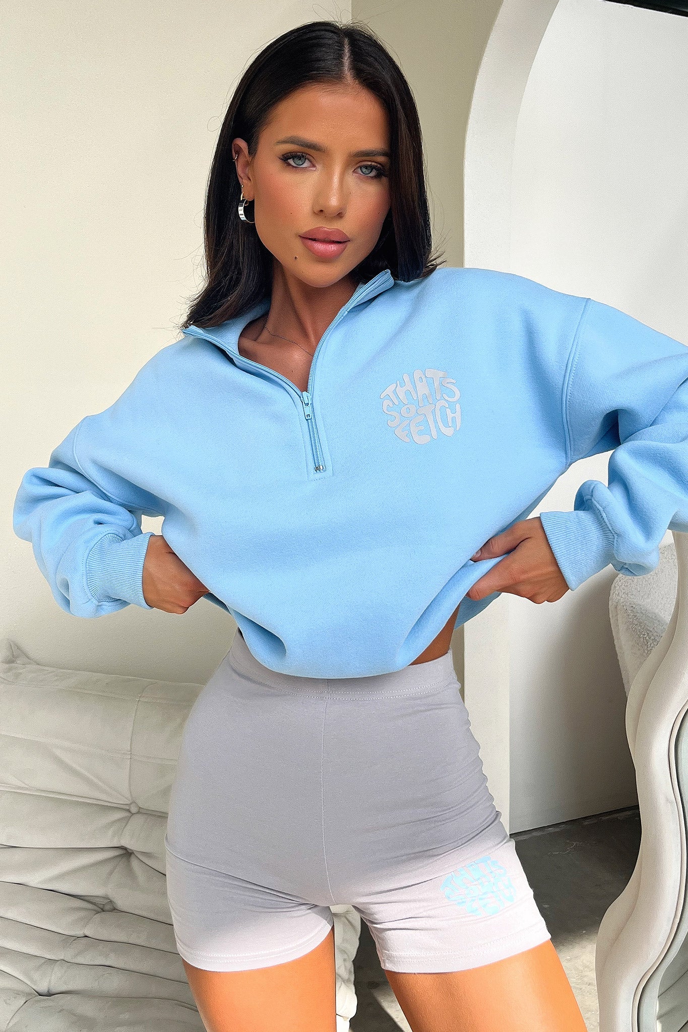 Beckham Half Zip Sweater for Men - Soft & Comfortable Blue Pullover | Perfect for Casual Wear, Outdoor Activities & Layering