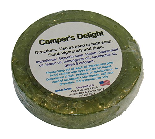 Exfoliating Travel Size Soap Bar for Camping - Natural & Portable Skincare | Perfect for Outdoor Adventures, Hiking & Backpacking