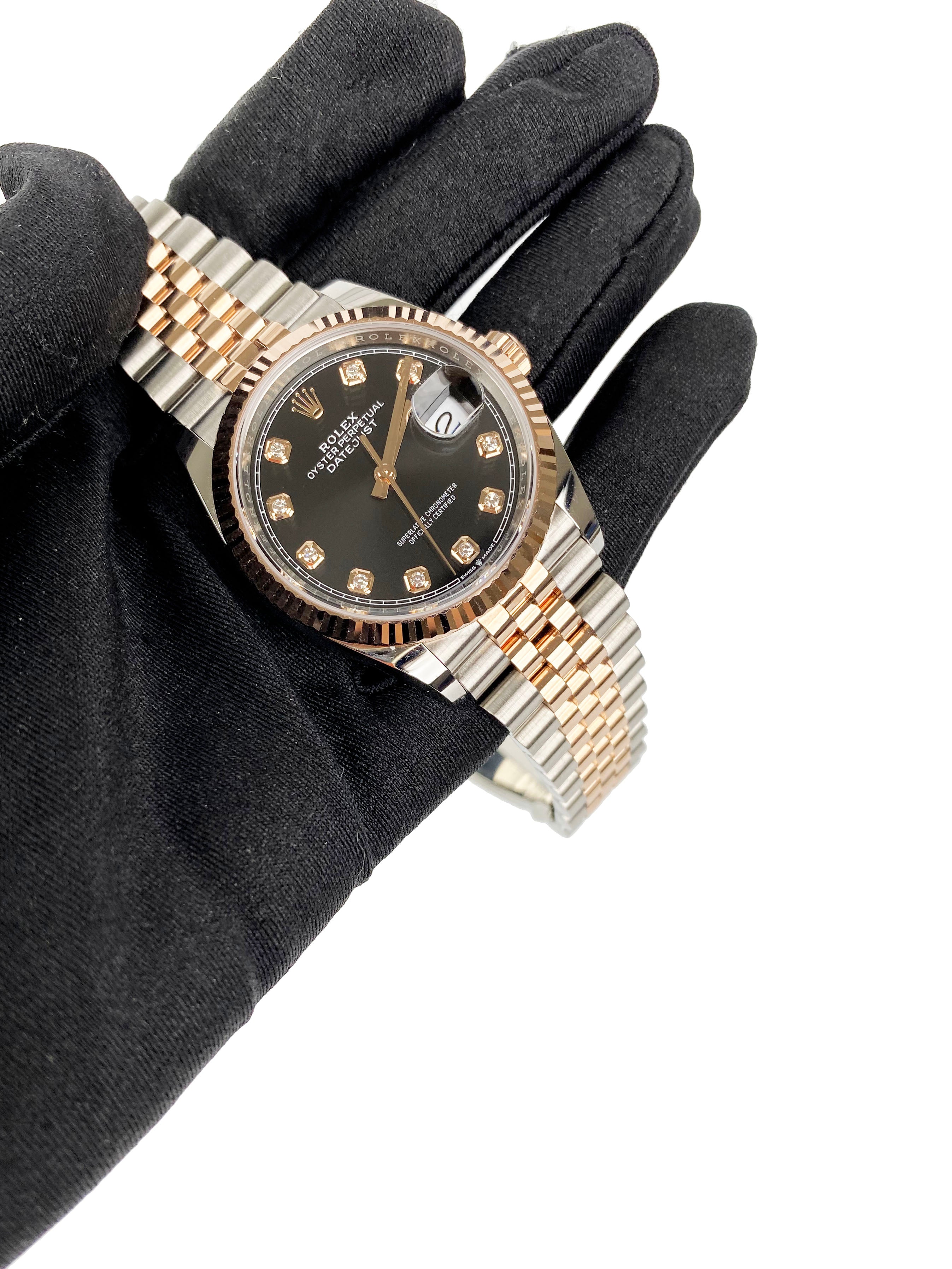 Rolex Datejust 36 Oystersteel & Everose Gold Watch - Luxury Automatic Timepiece for Men & Women | Perfect for Business, Formal Events & Everyday Wear